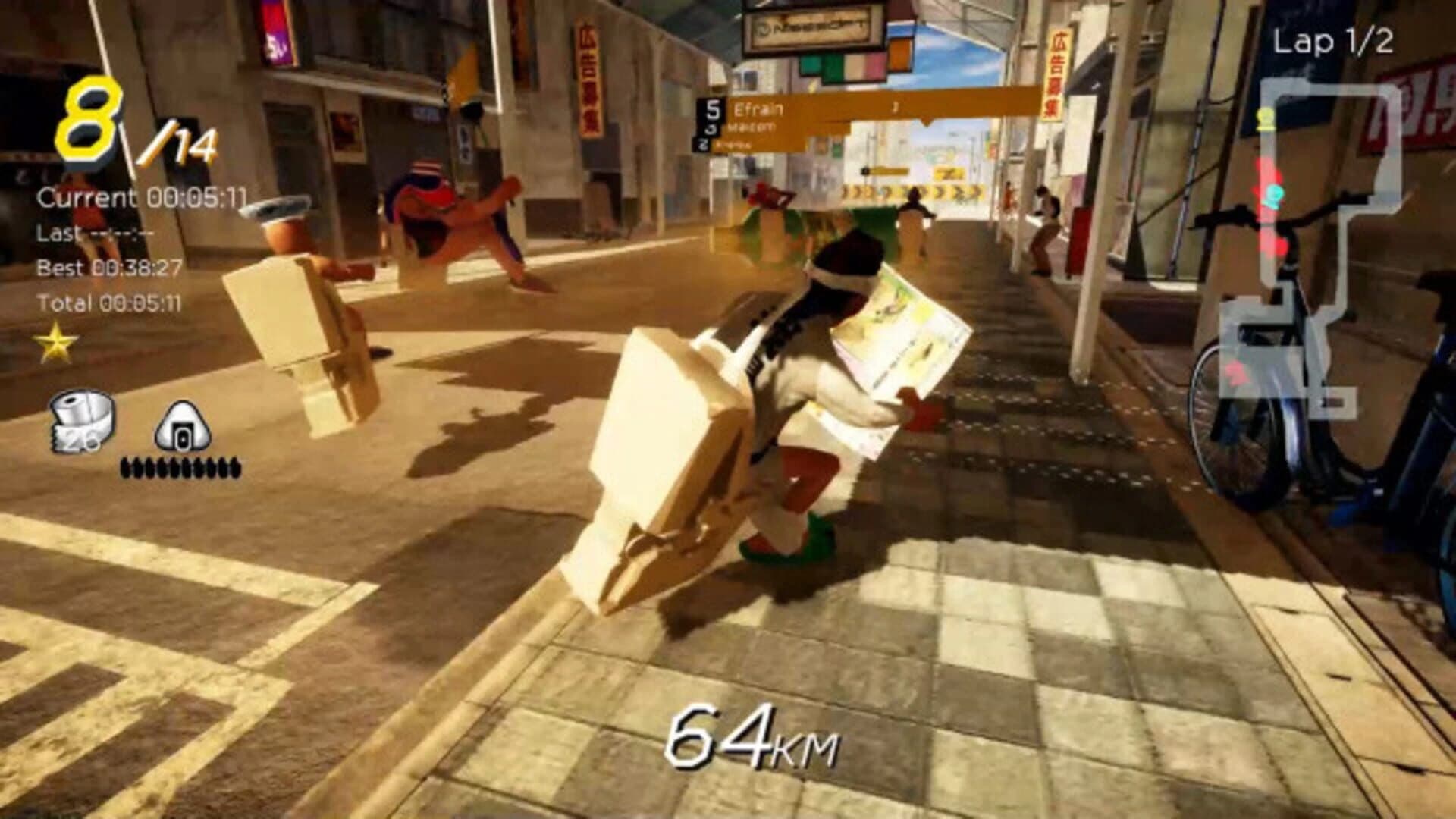Gekisou! Benza Race -Toilet Shooting Star- screenshot 1