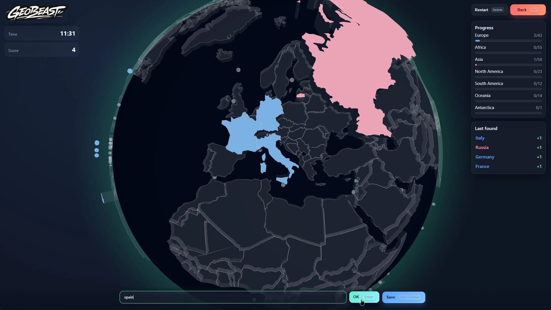 Geobeast screenshot 1
