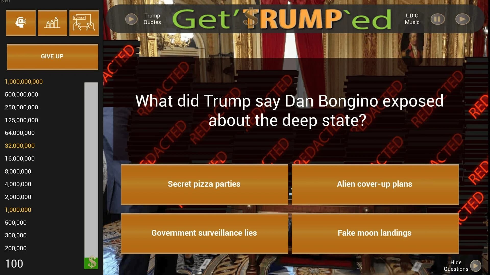 Get'Trump'ed Trivia screenshot 2