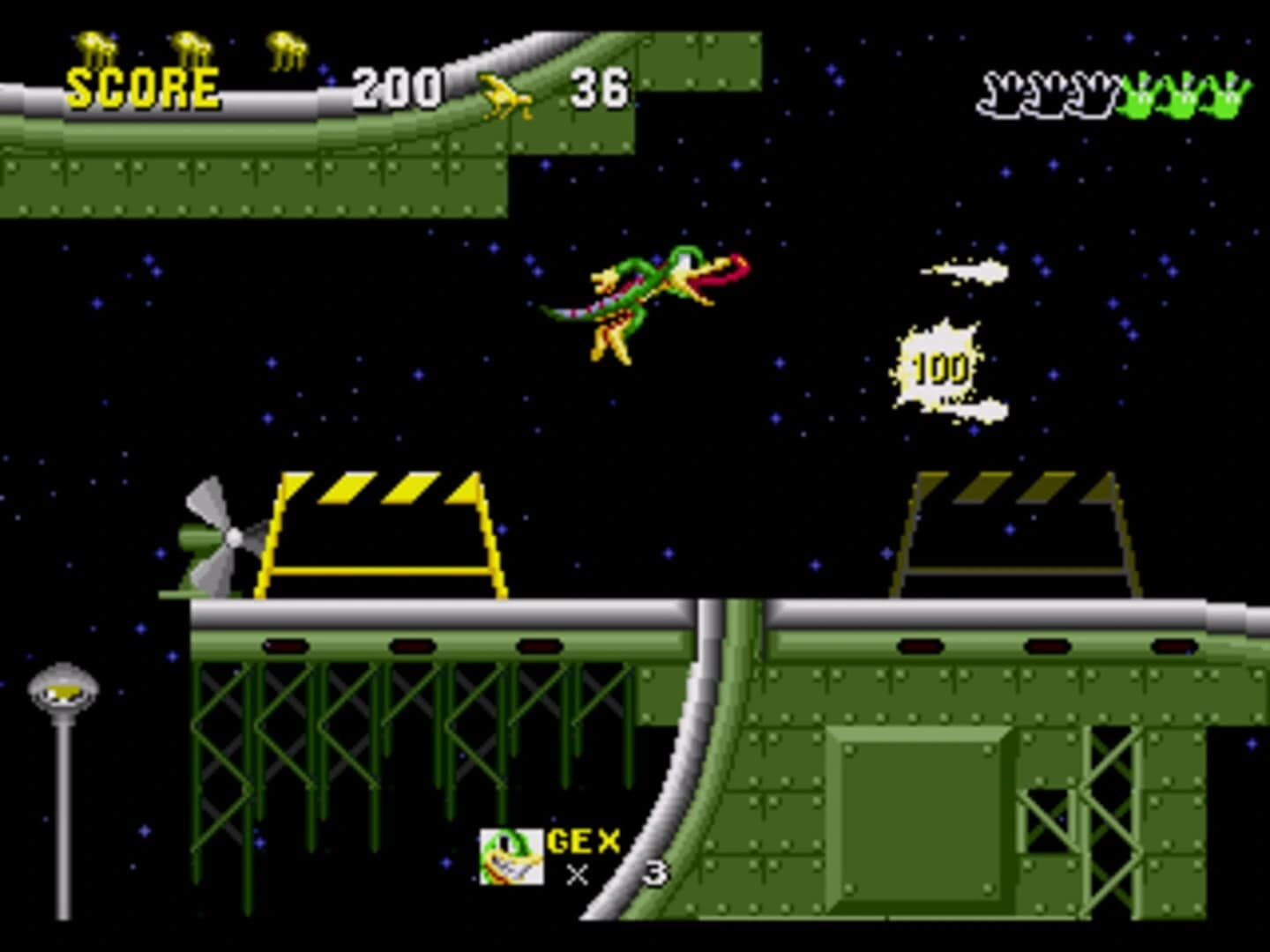 Gex the Gecko in Sonic the Hedgehog screenshot 1