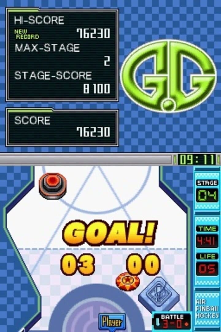 G.G Series: Air Pinball Hockey screenshot 1