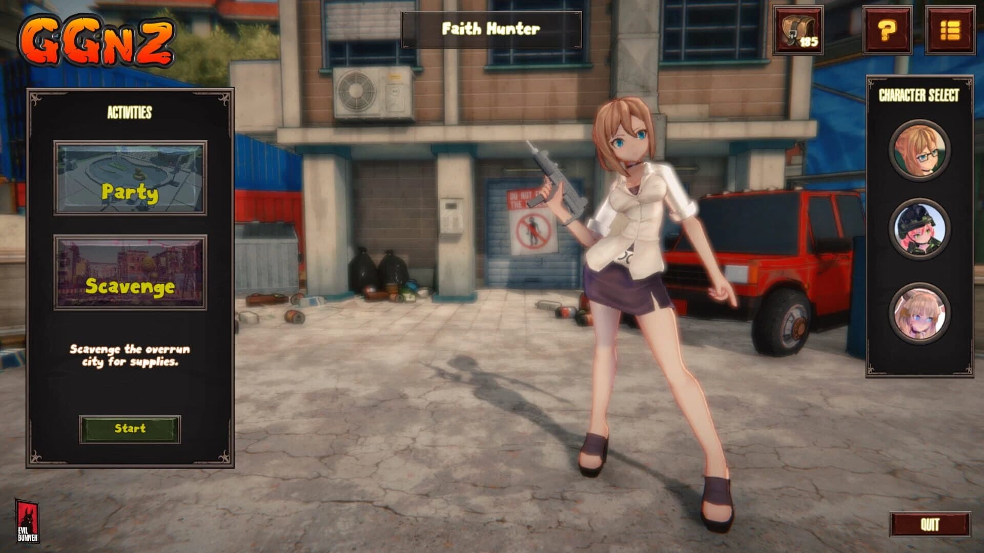 Girls Guns and Zombies screenshot 1