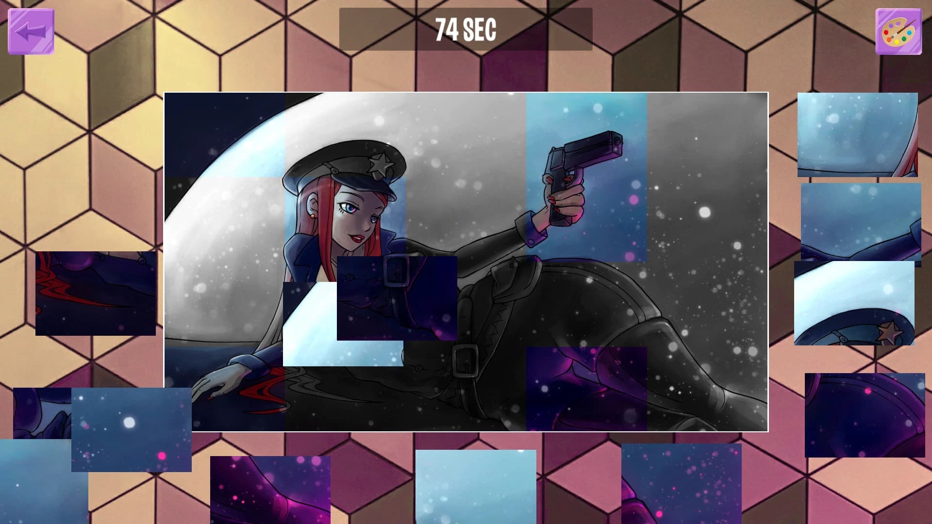 Girls on puzzle screenshot 4