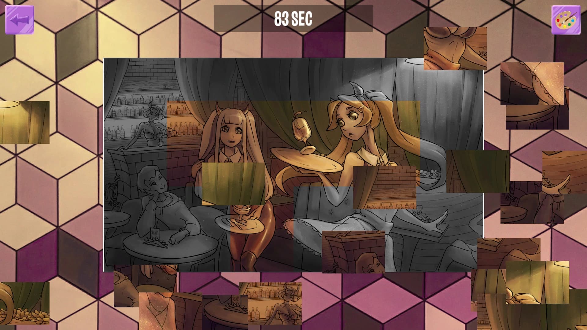Girls on puzzle screenshot 8