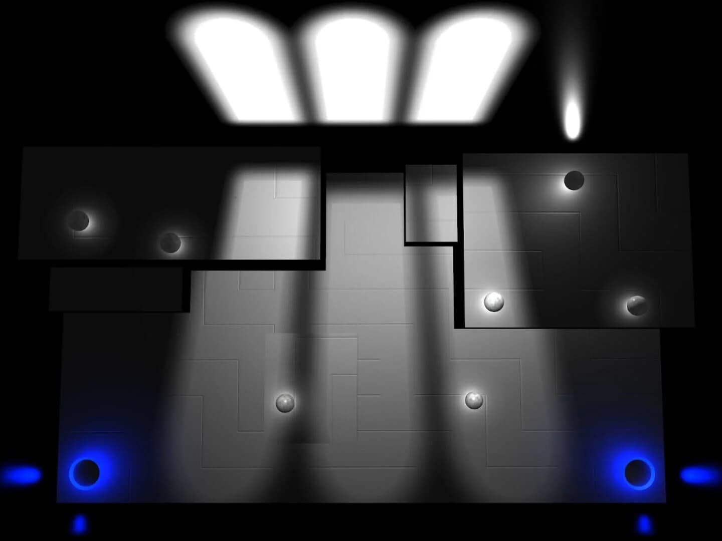 "Glow Ball" - The billiard puzzle game screenshot 2