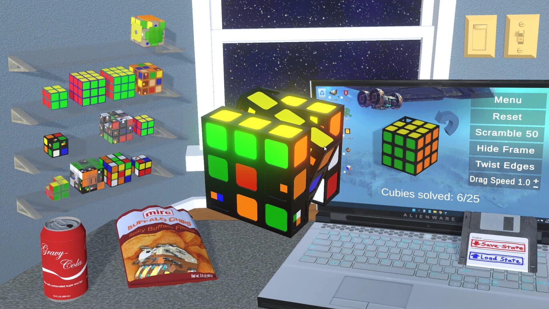 Glow Cubes screenshot 2