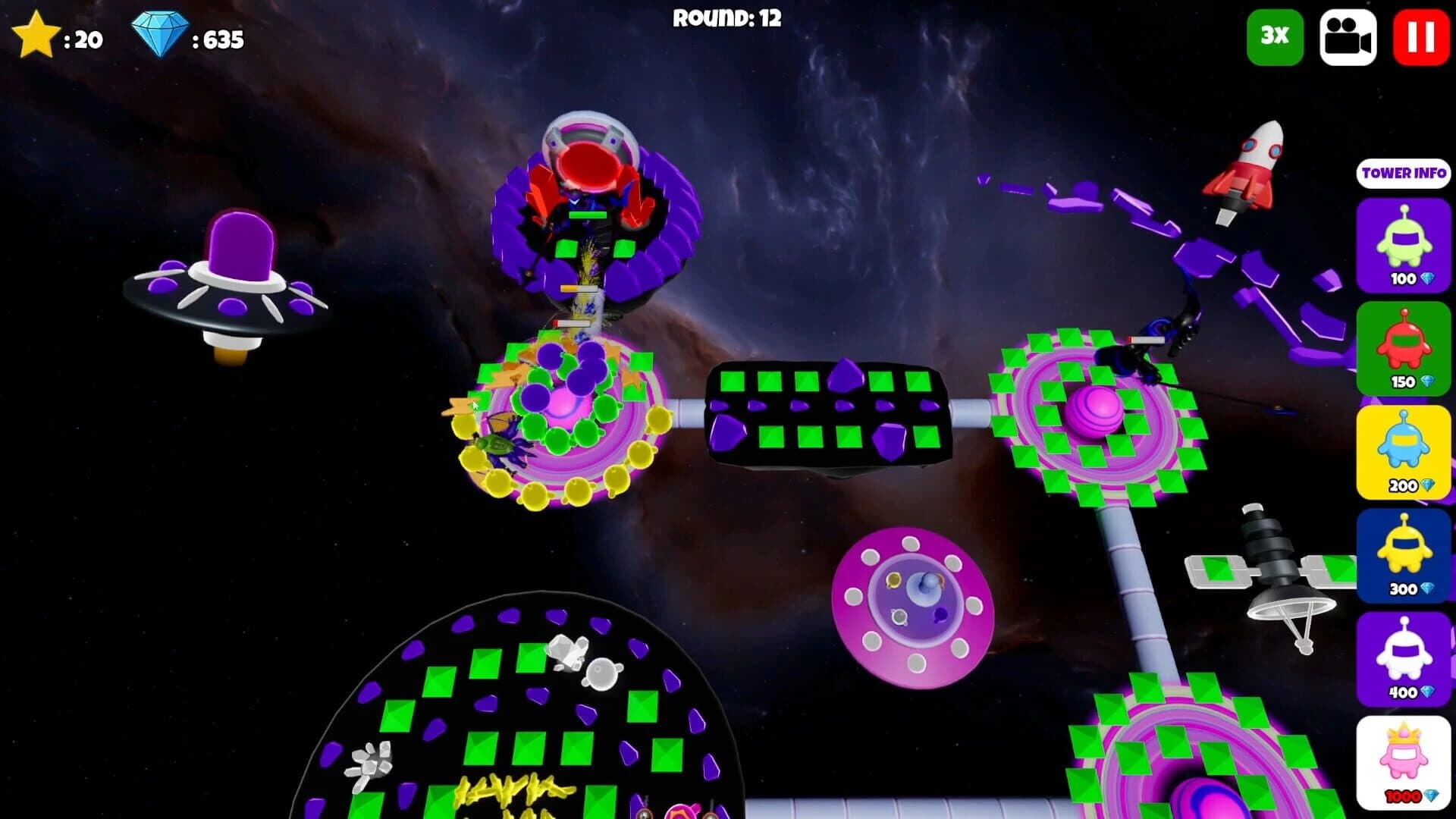 Glowbot Tower Defense screenshot 4