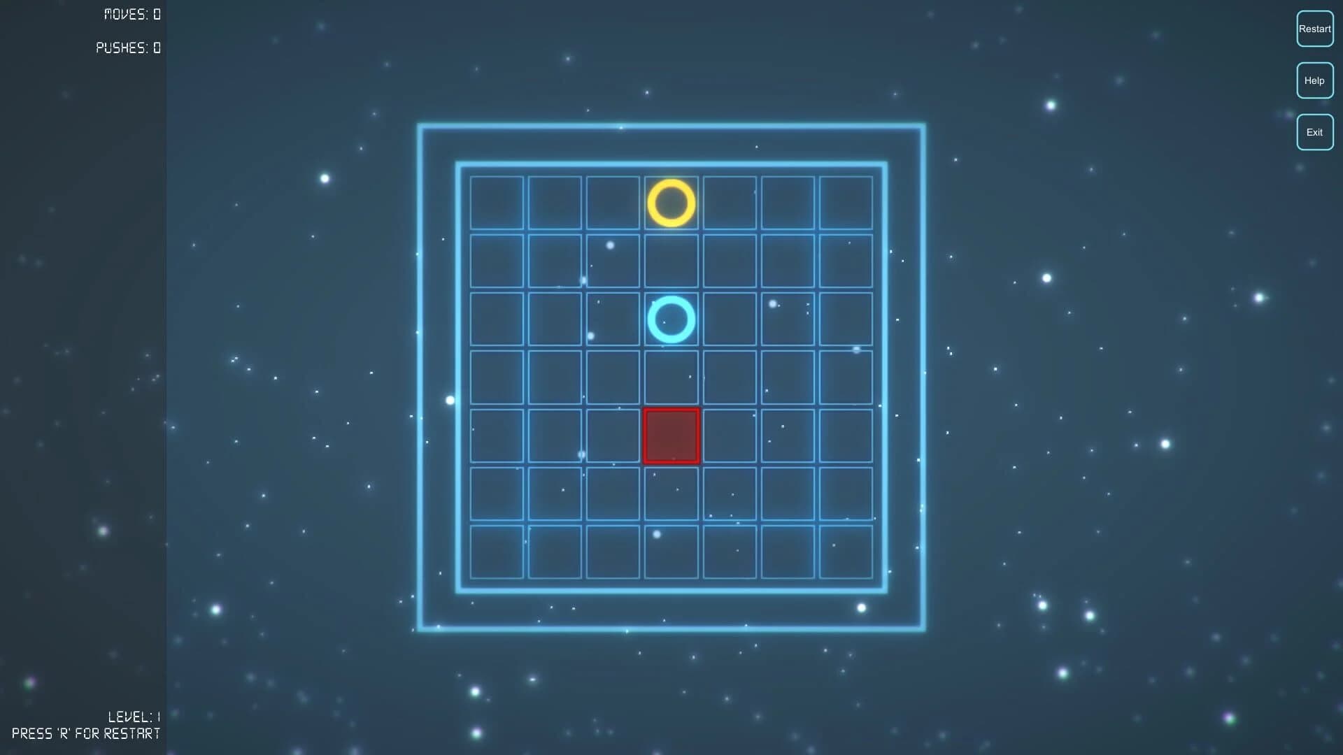 Glowing Sokoban screenshot 1