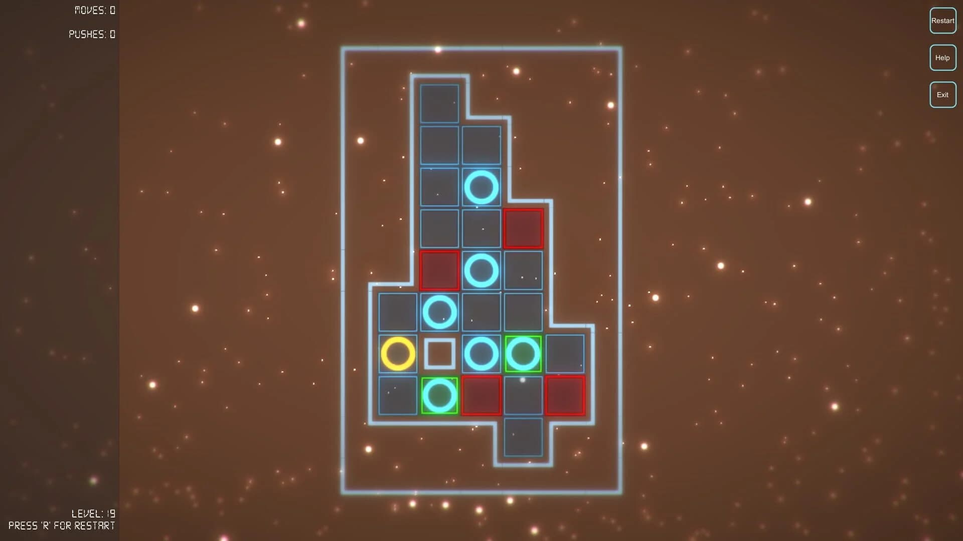 Glowing Sokoban screenshot 3