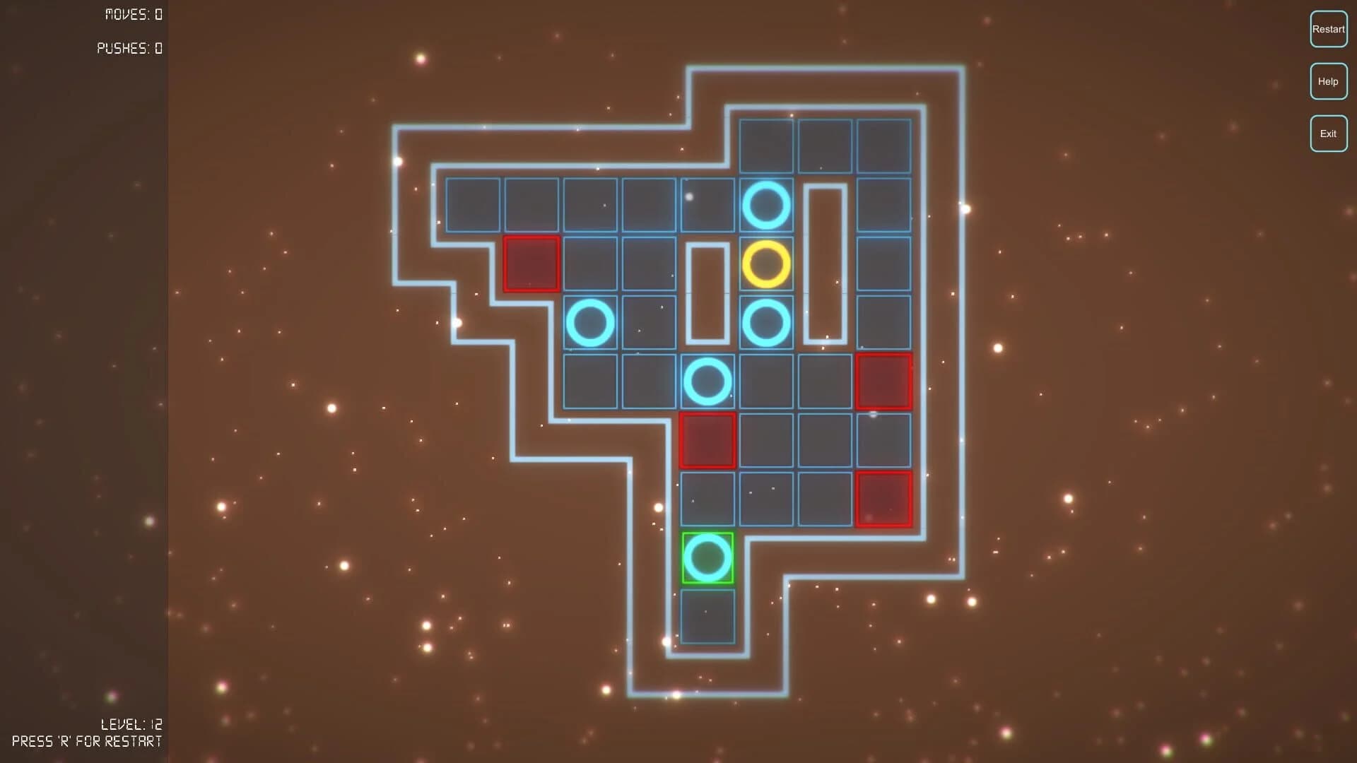 Glowing Sokoban screenshot 4