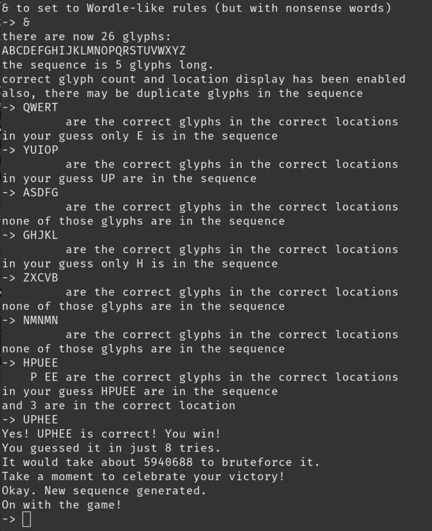Glyph Guesser screenshot 1
