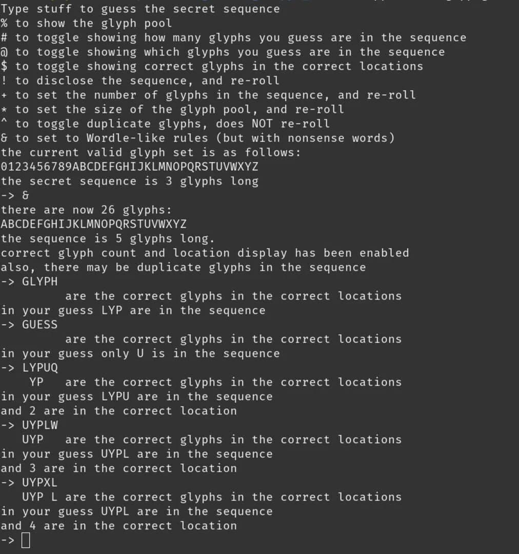 Glyph Guesser screenshot 3