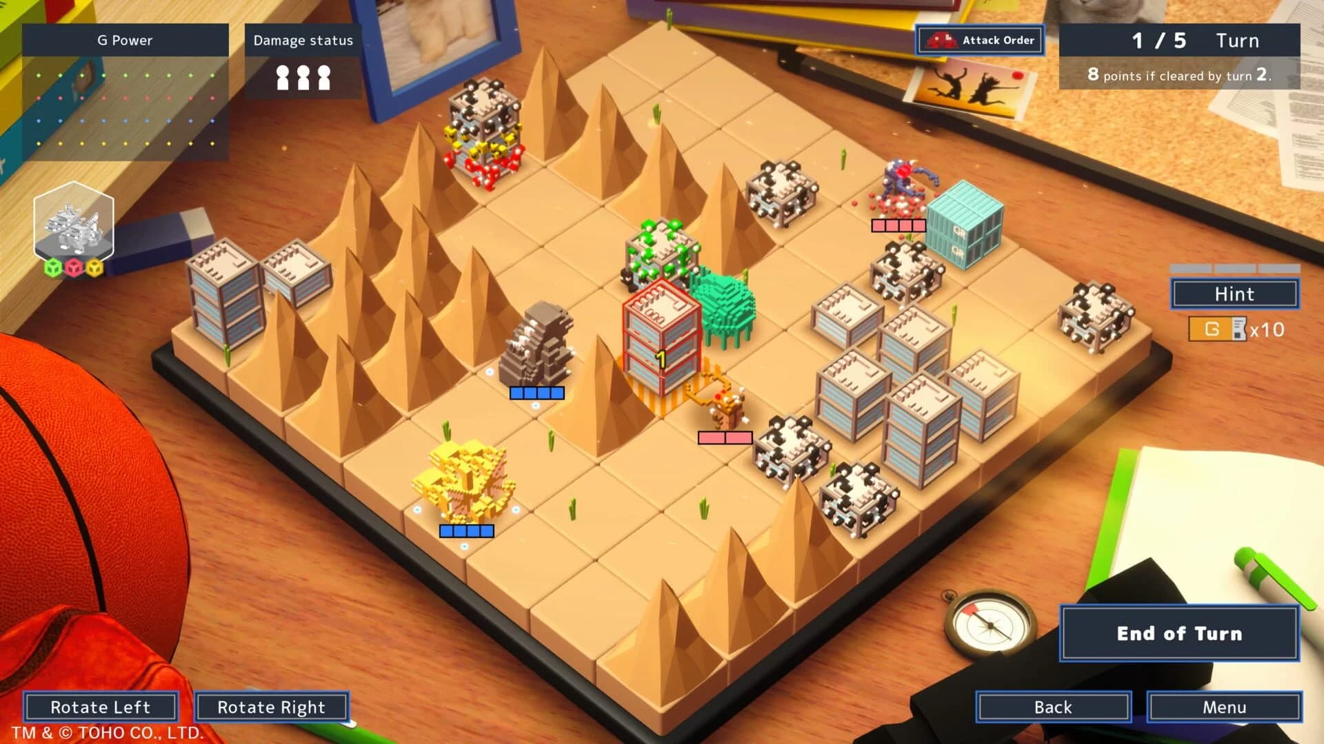 Godzilla Voxel Wars screenshot 3