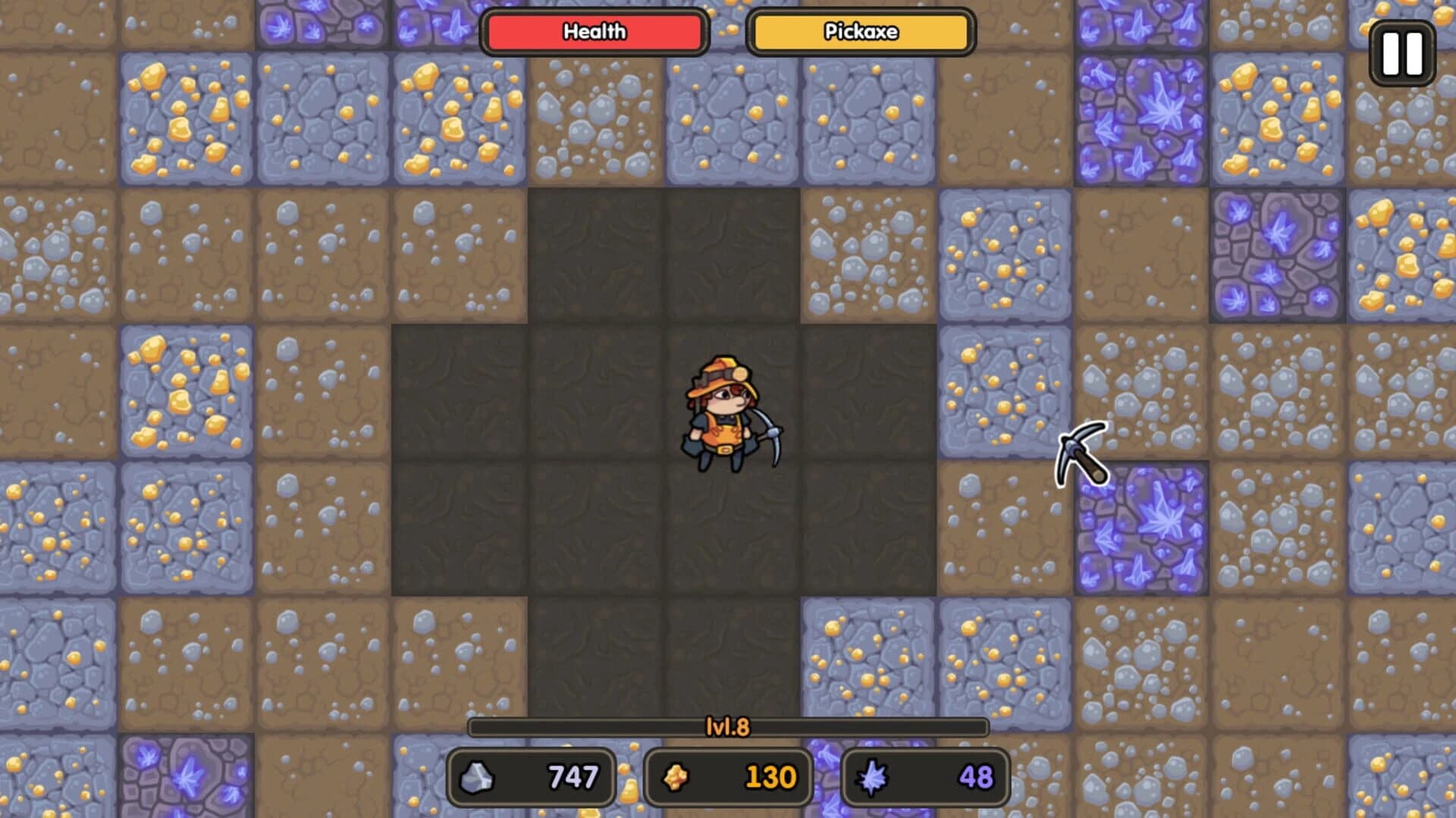 Golden Mine Pickaxe 2: Mummy Tombs screenshot 3