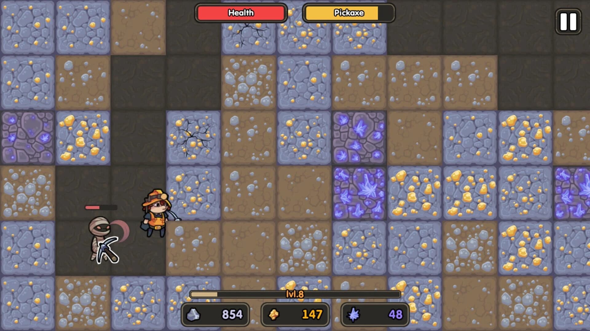 Golden Mine Pickaxe 2: Mummy Tombs screenshot 4
