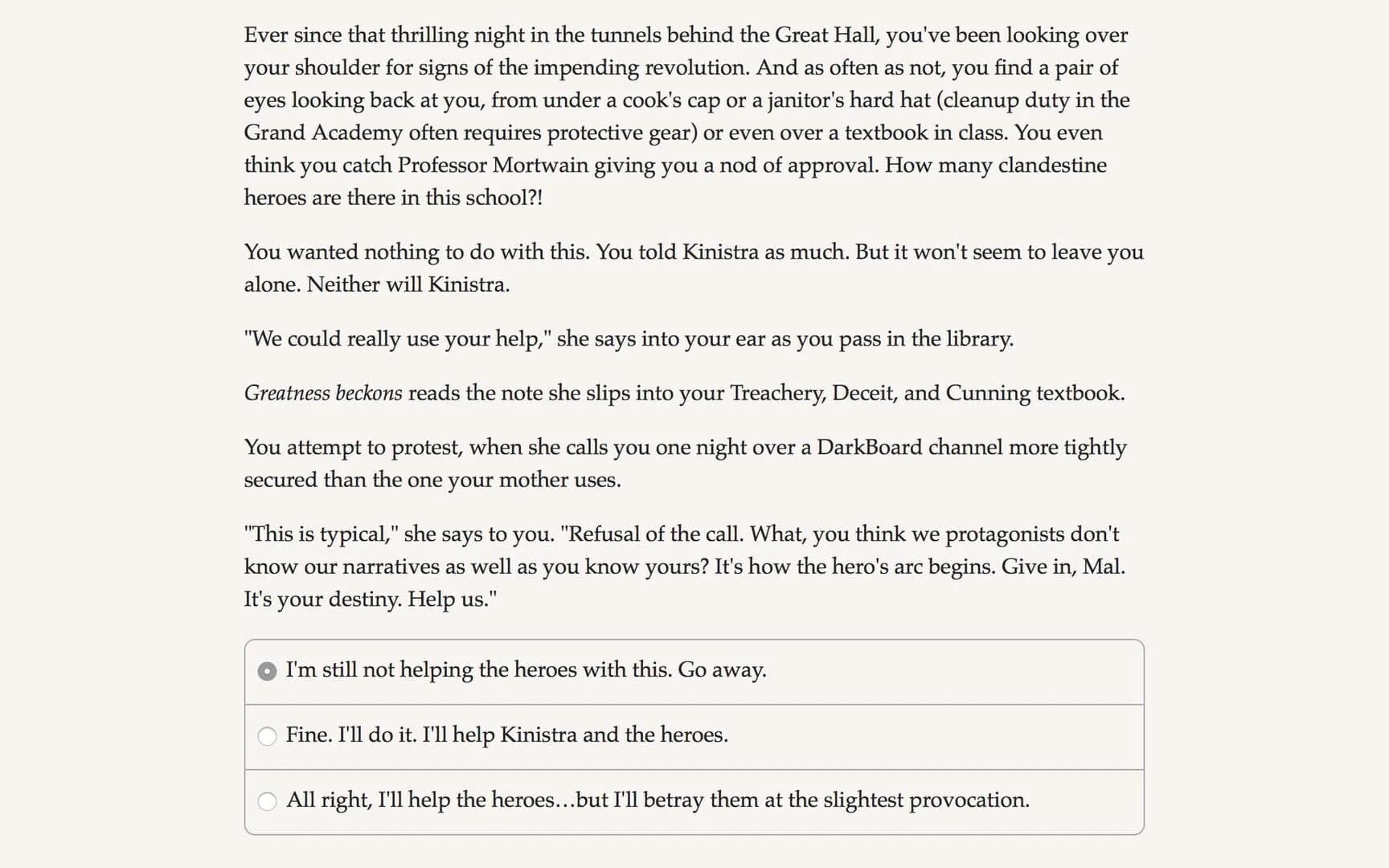 Grand Academy for Future Villains screenshot 3