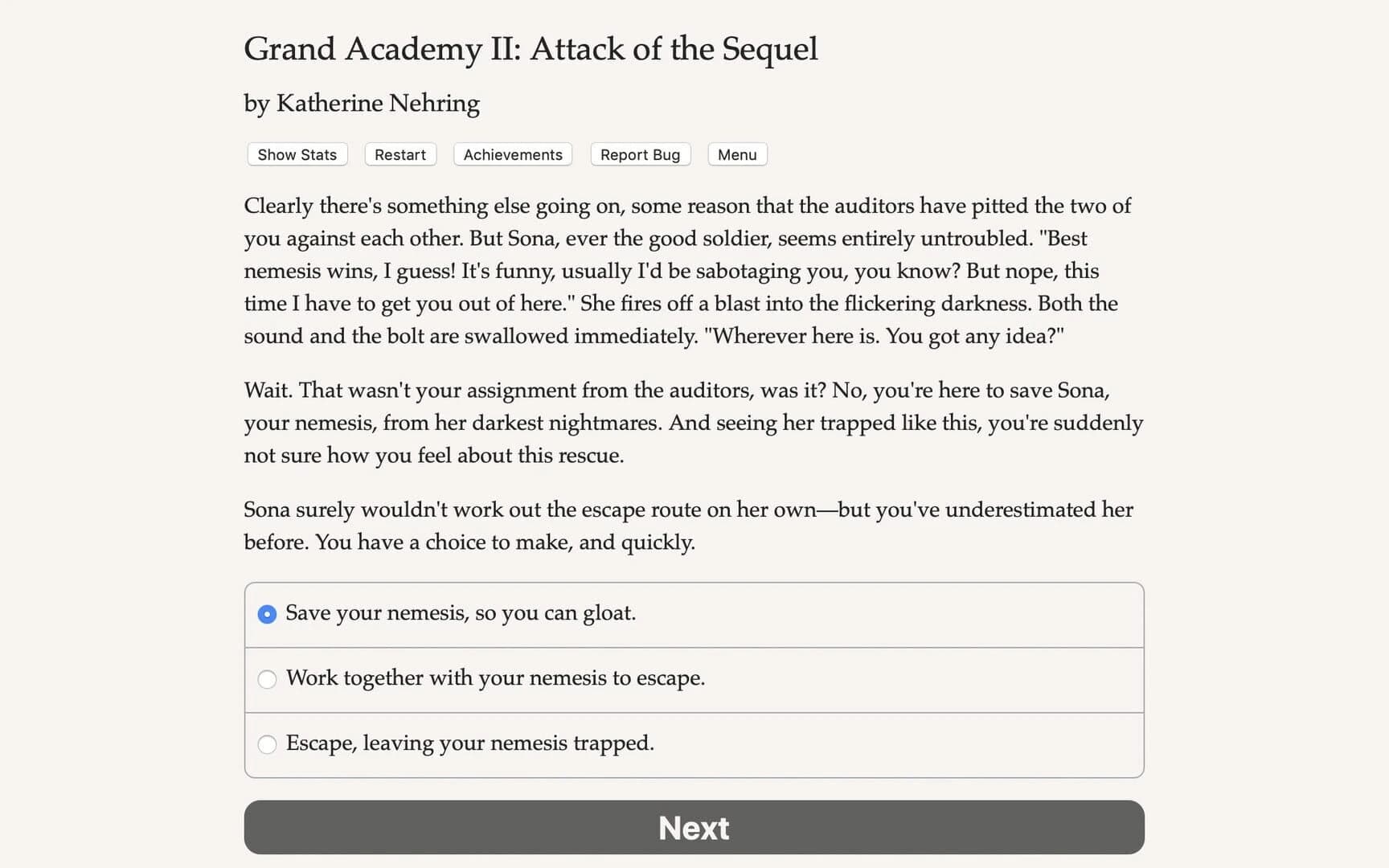 Grand Academy II: Attack of the Sequel screenshot 5