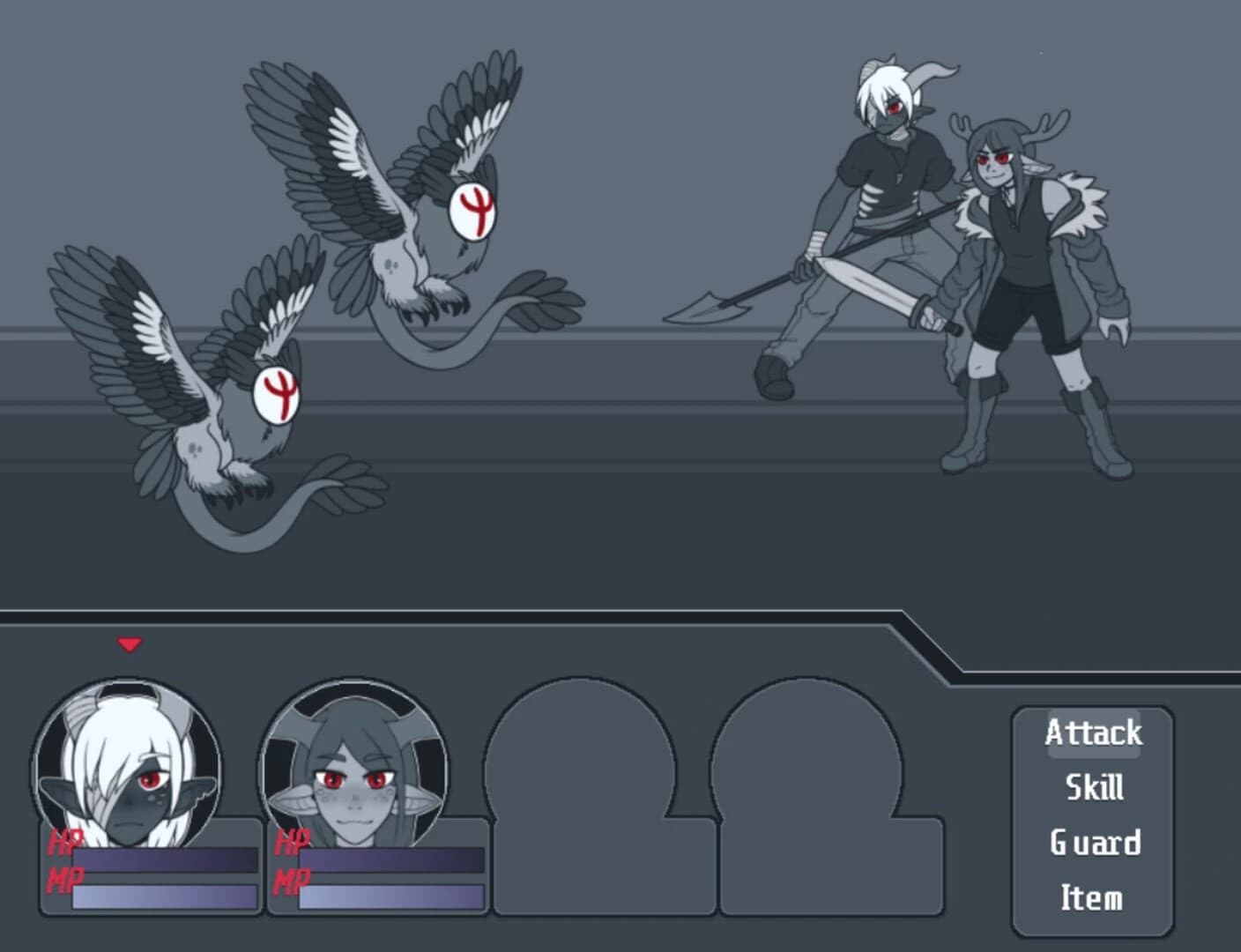 Grayscale screenshot 1