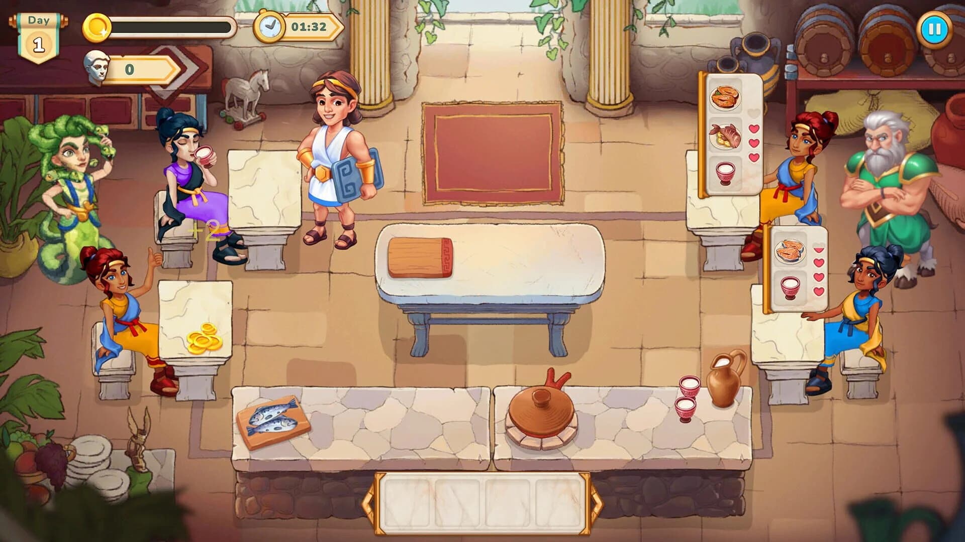 Greek Kitchen Frenzy: Dionysus screenshot 2