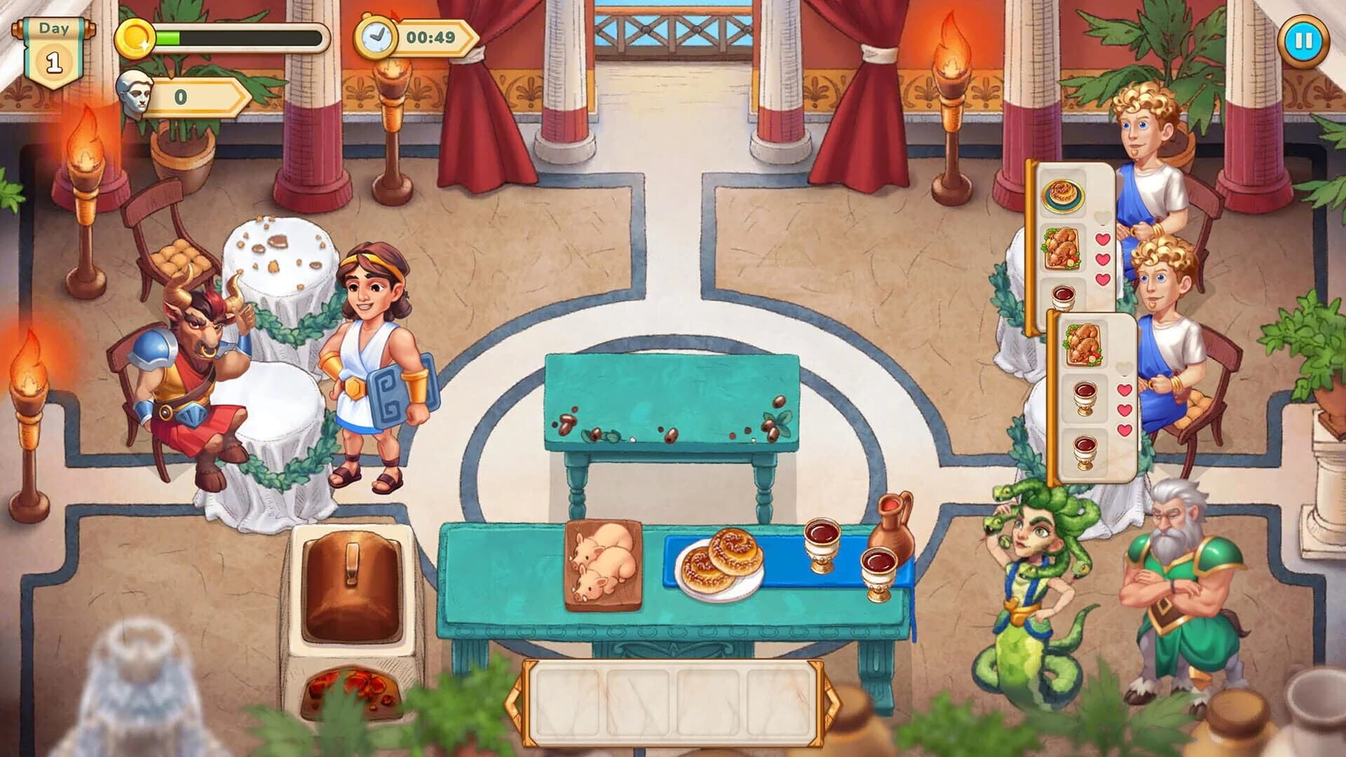 Greek Kitchen Frenzy: Dionysus screenshot 5