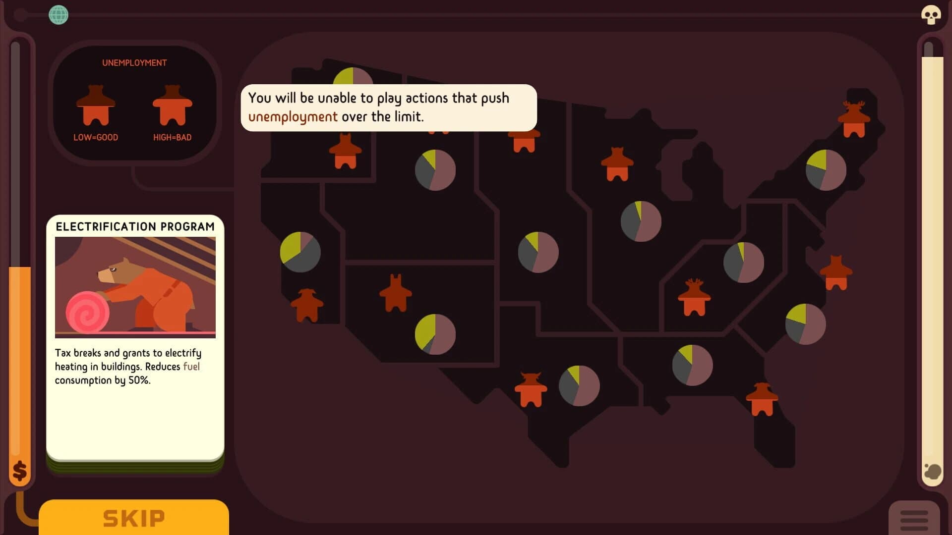Green New Deal Simulator screenshot 2