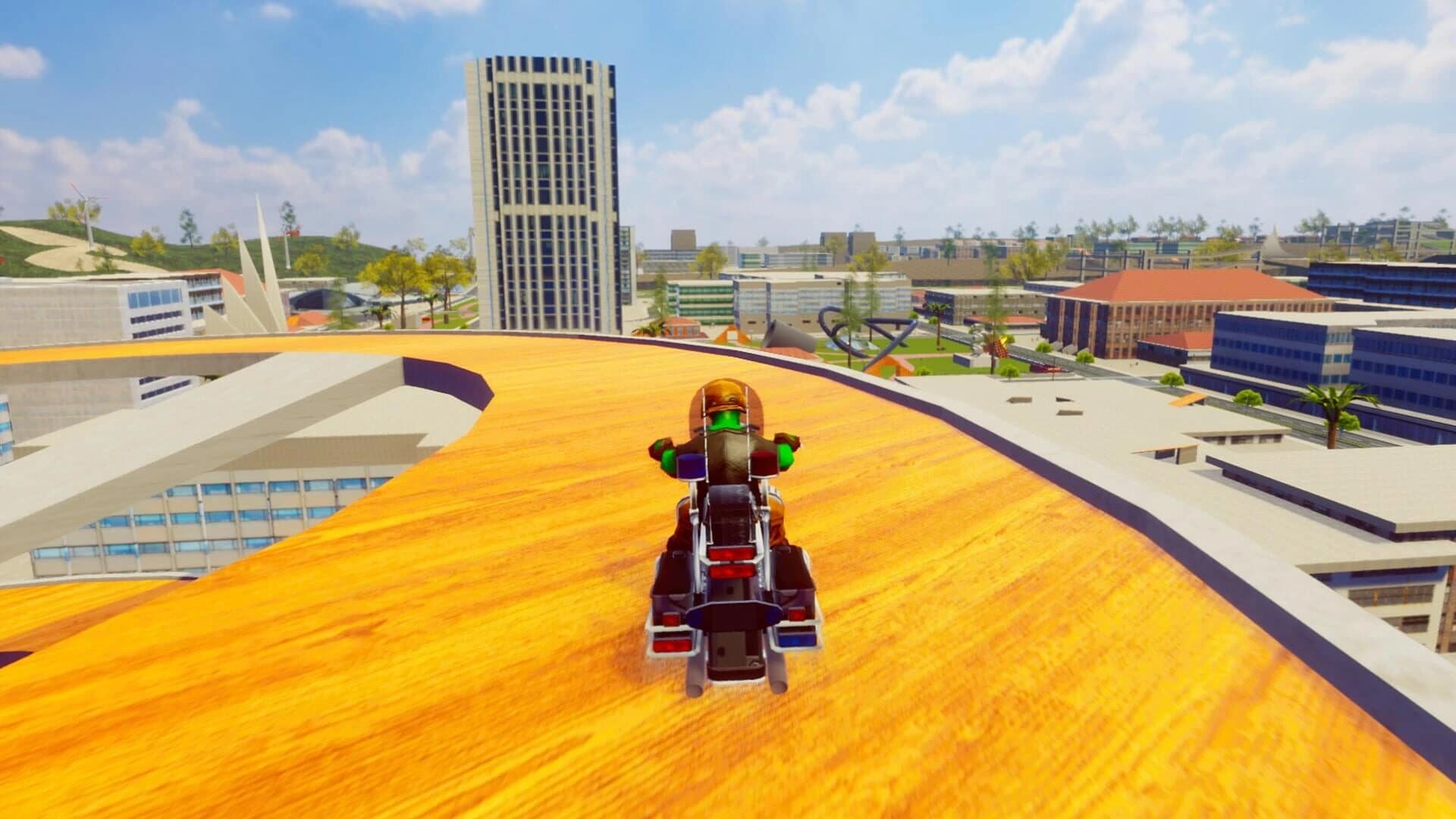 Green Soldiers Heroes: Extreme Bikers screenshot 2