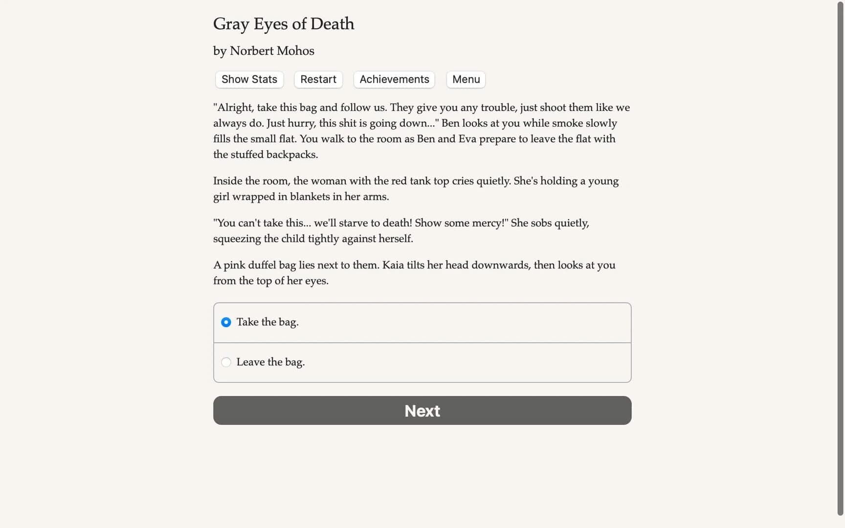 Grey Eyes of Death screenshot 5