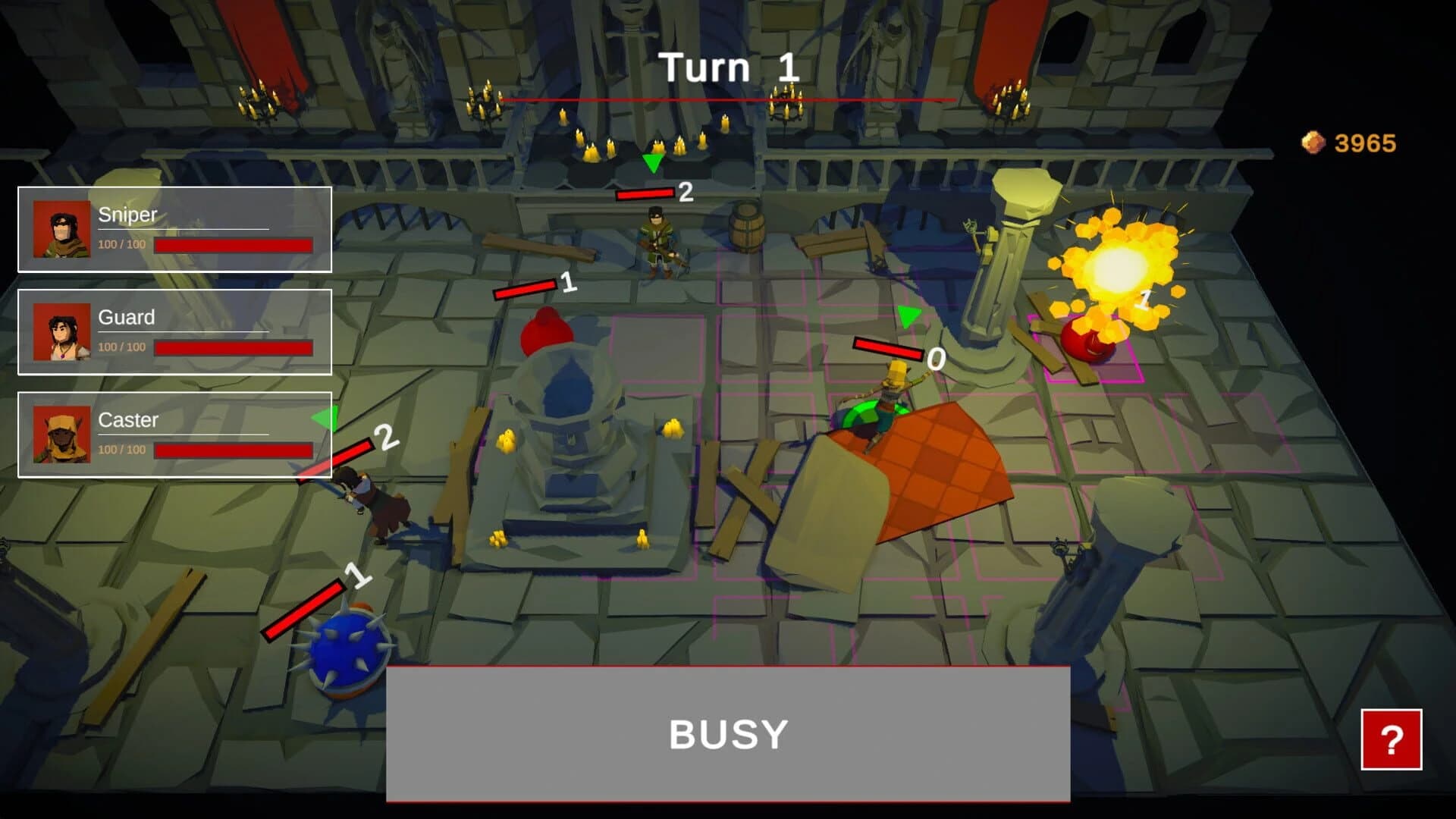 Grid Dungeons screenshot 1