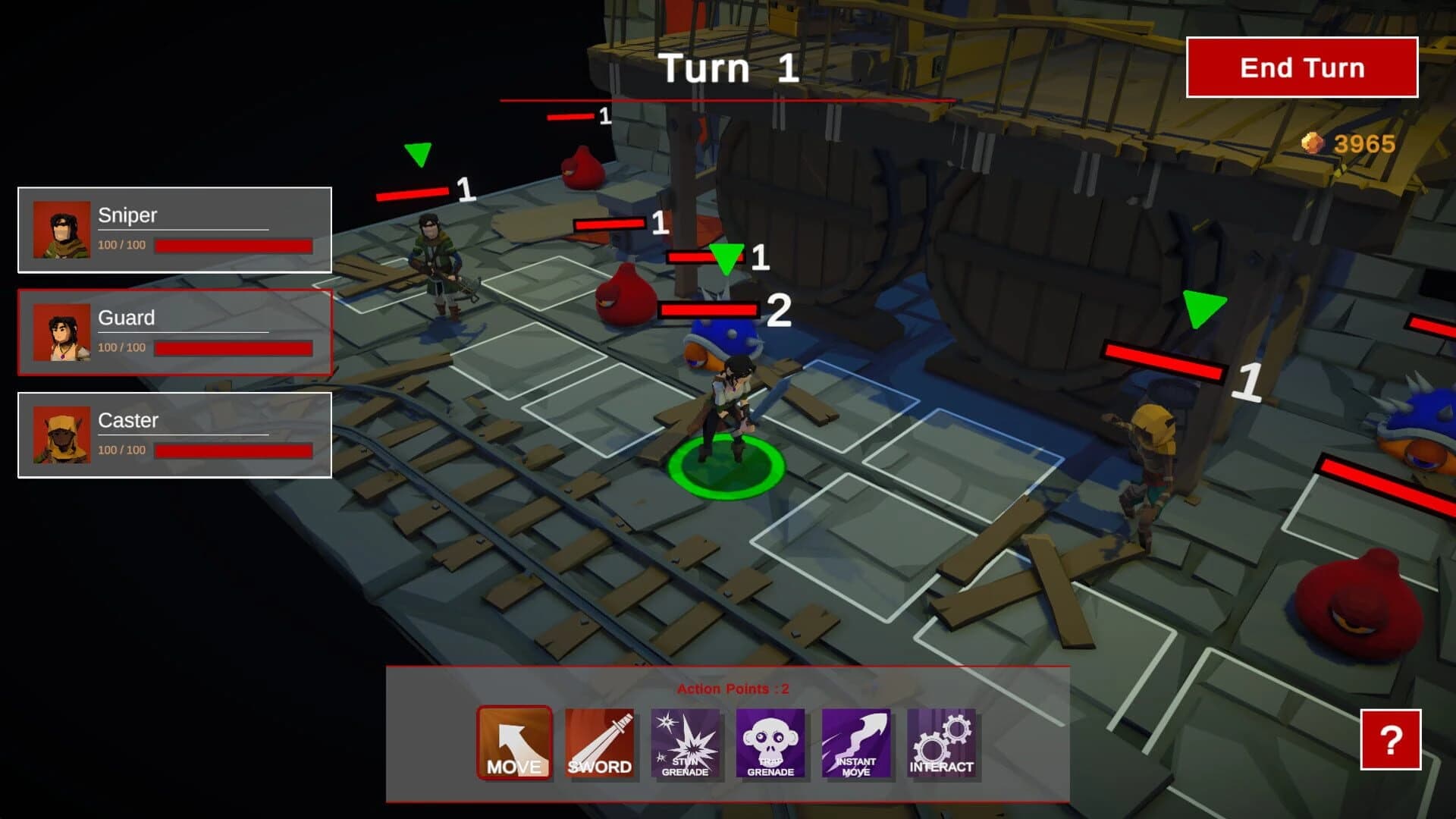 Grid Dungeons screenshot 2