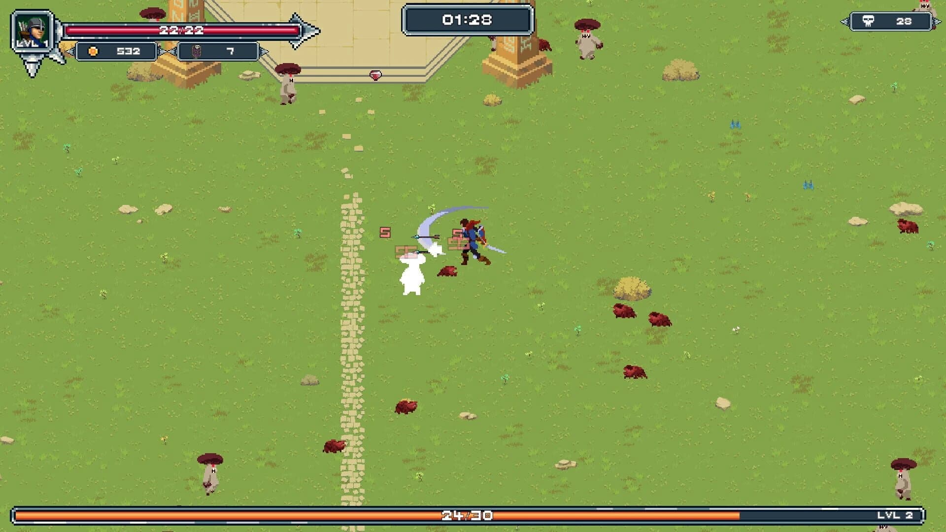 Hack and Shoot Heroes screenshot 2