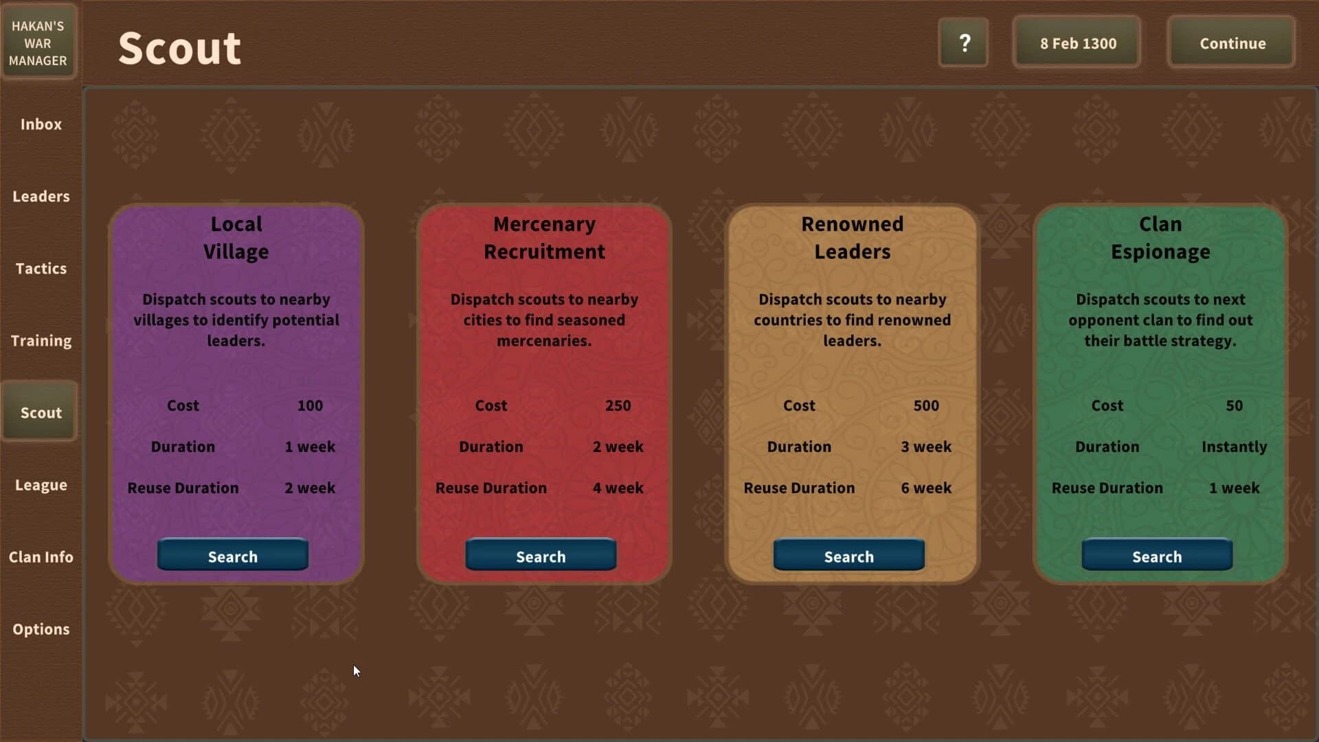 Hakan's War Manager screenshot 2