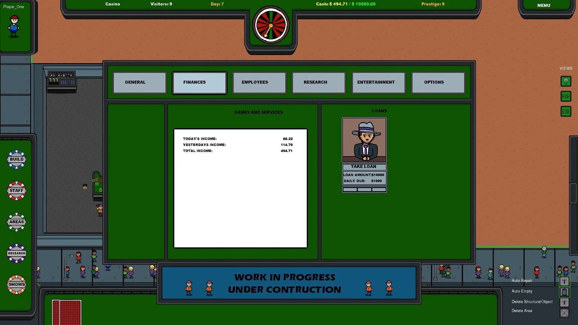 Half Built: Casino screenshot 5