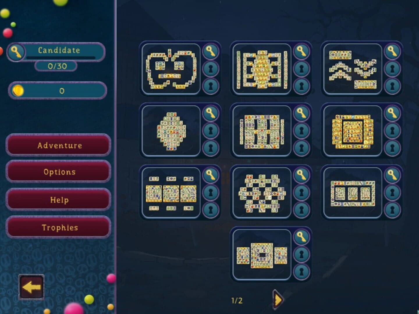 Halloween Night Mahjong screenshot 4