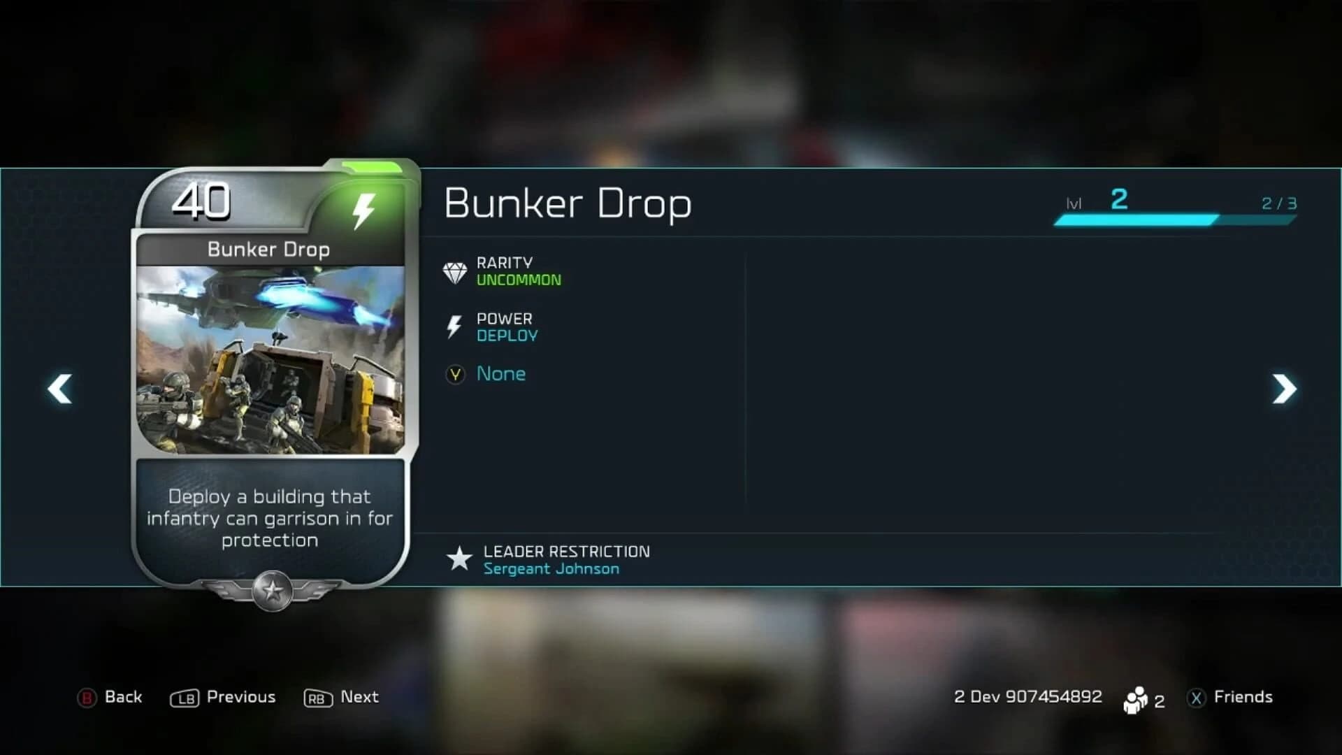Halo Wars 2: Sergeant Johnson Leader Pack screenshot 1