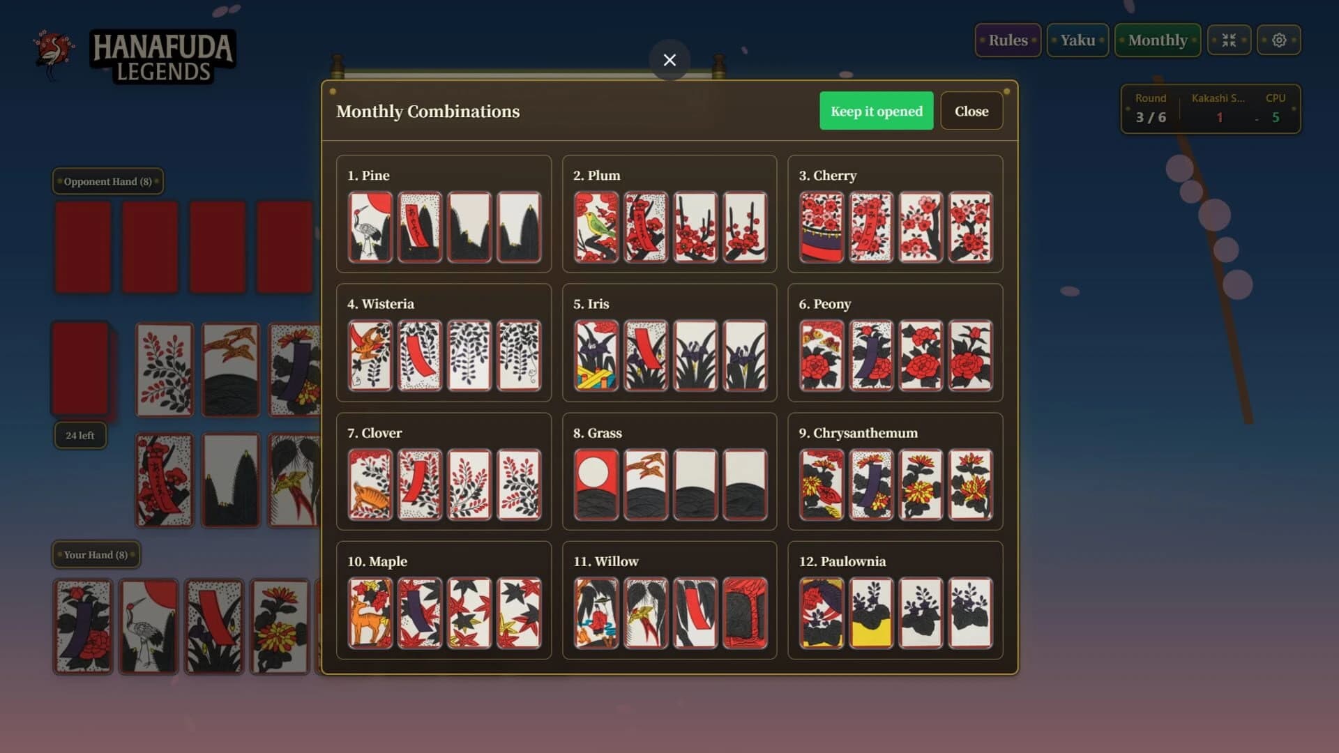 Hanafuda Legends screenshot 5