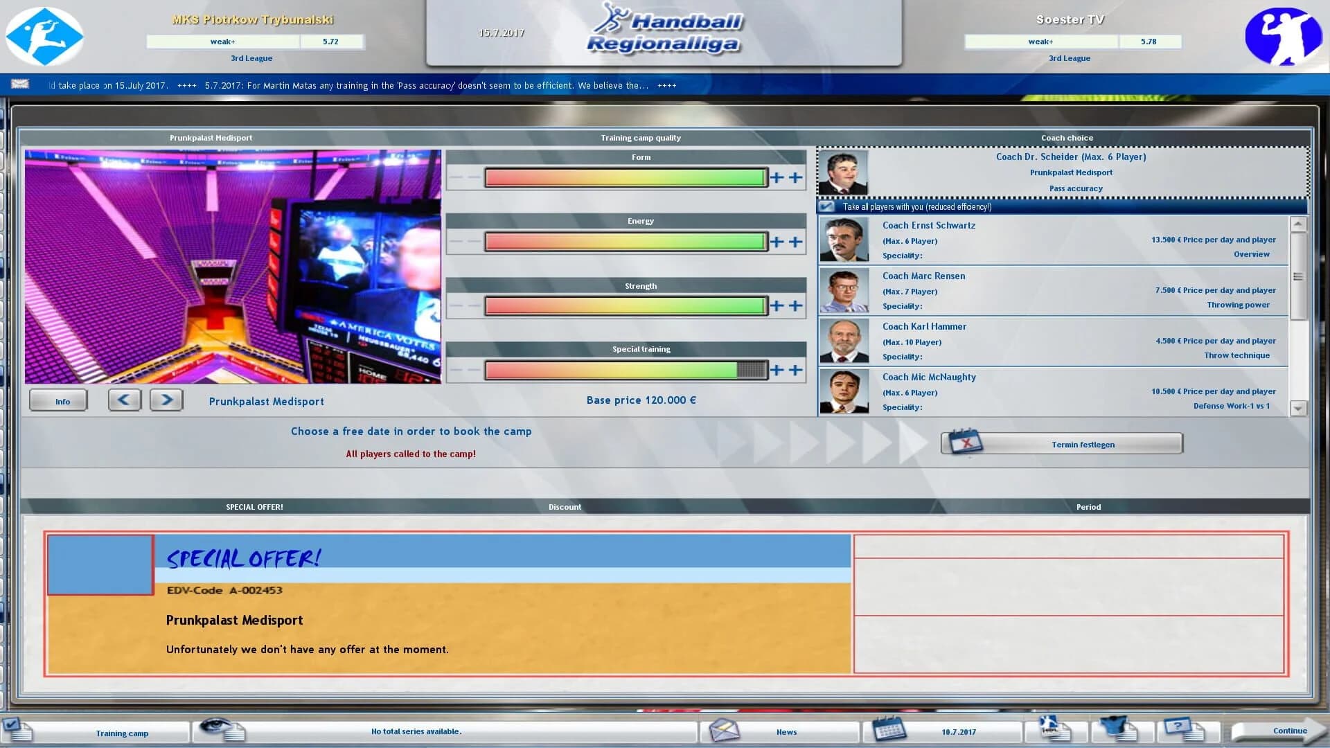 Handball Manager: Team screenshot 5