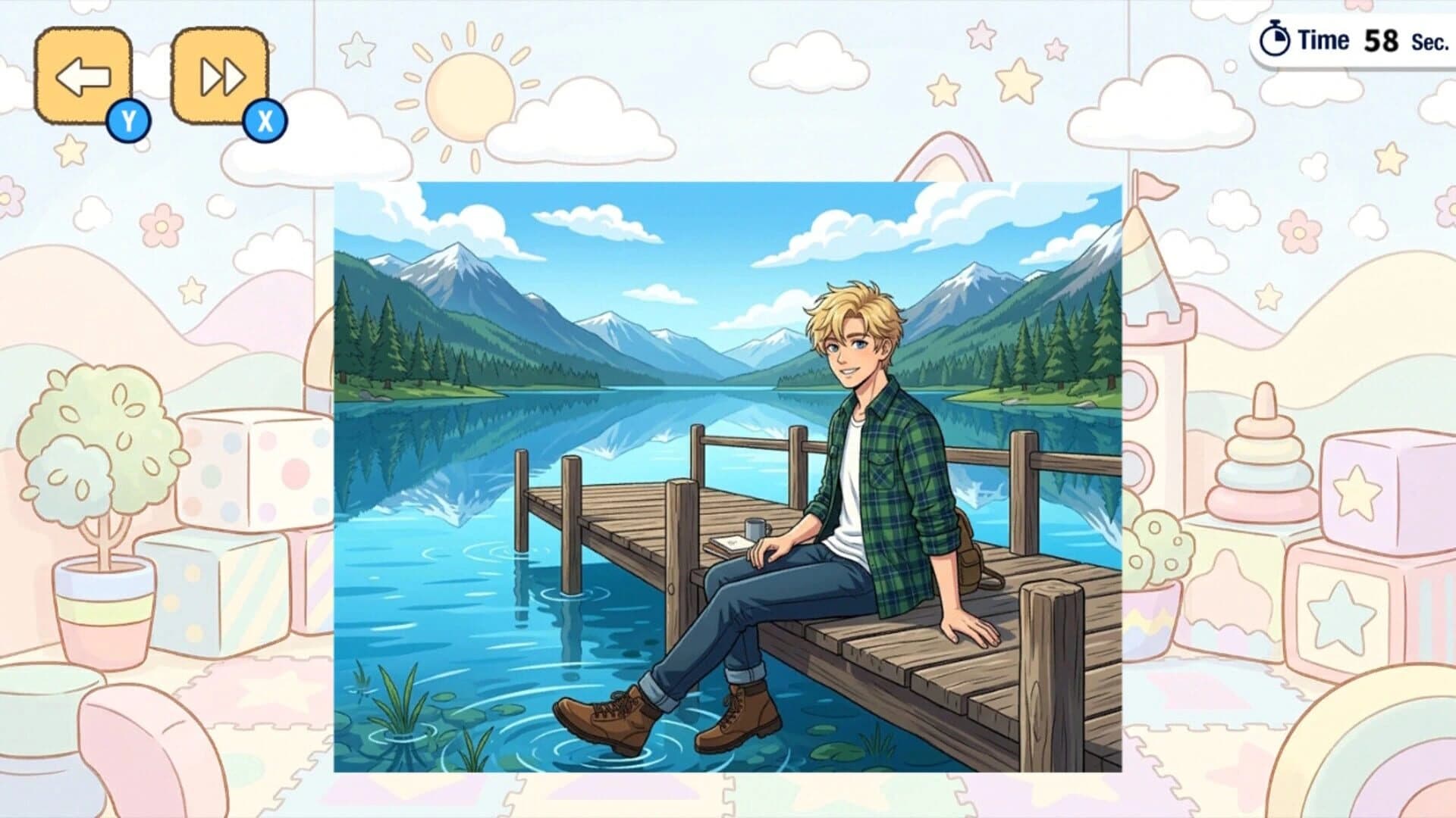 Handsome Watching Face Memory Challenge screenshot 4
