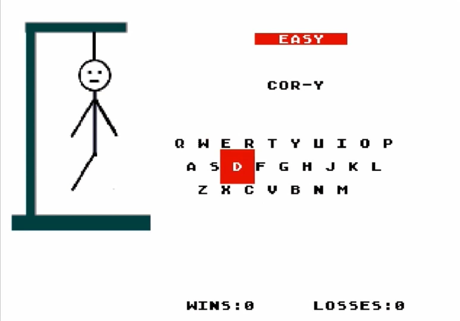 Hangman screenshot 2