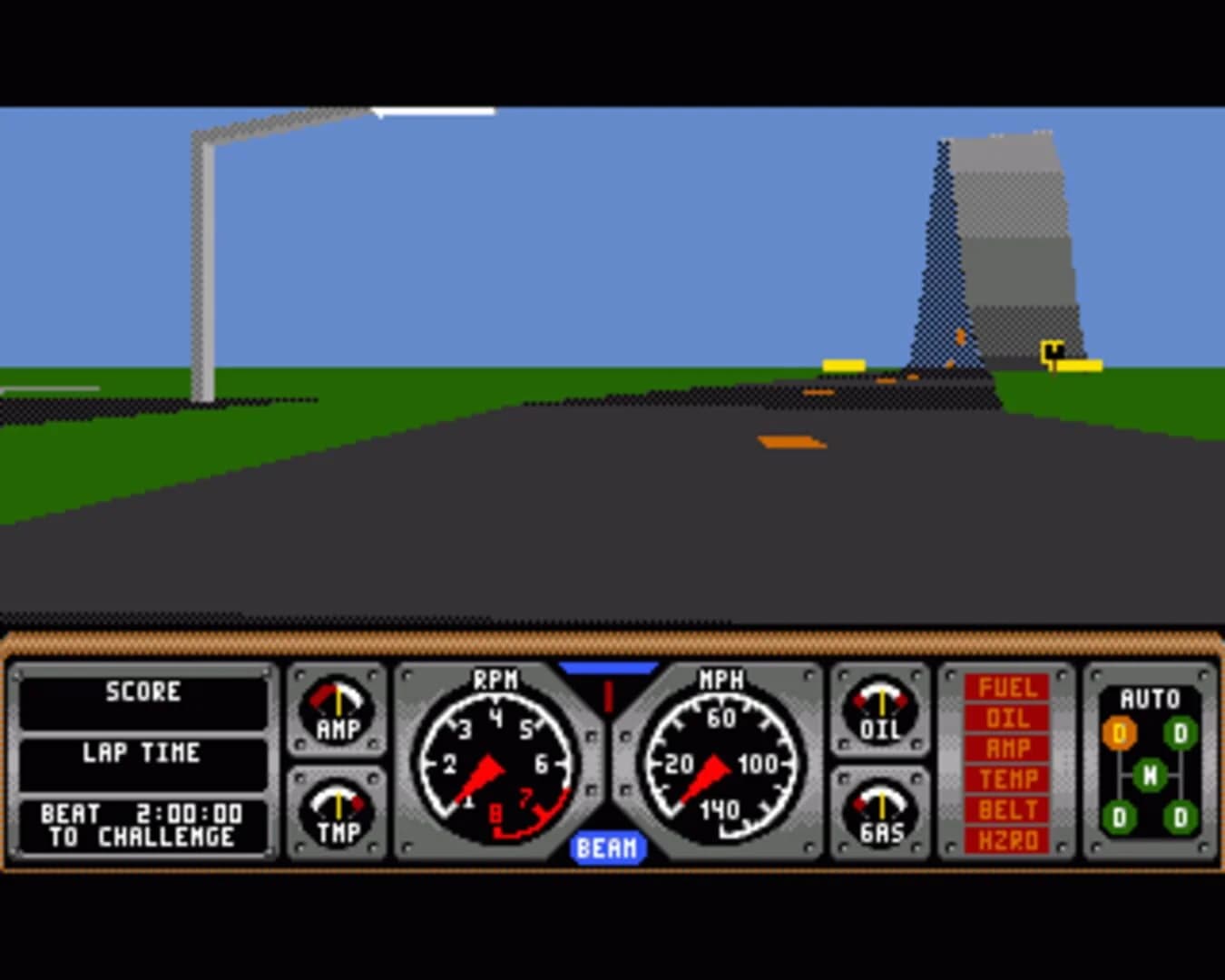 Hard Drivin' screenshot 1
