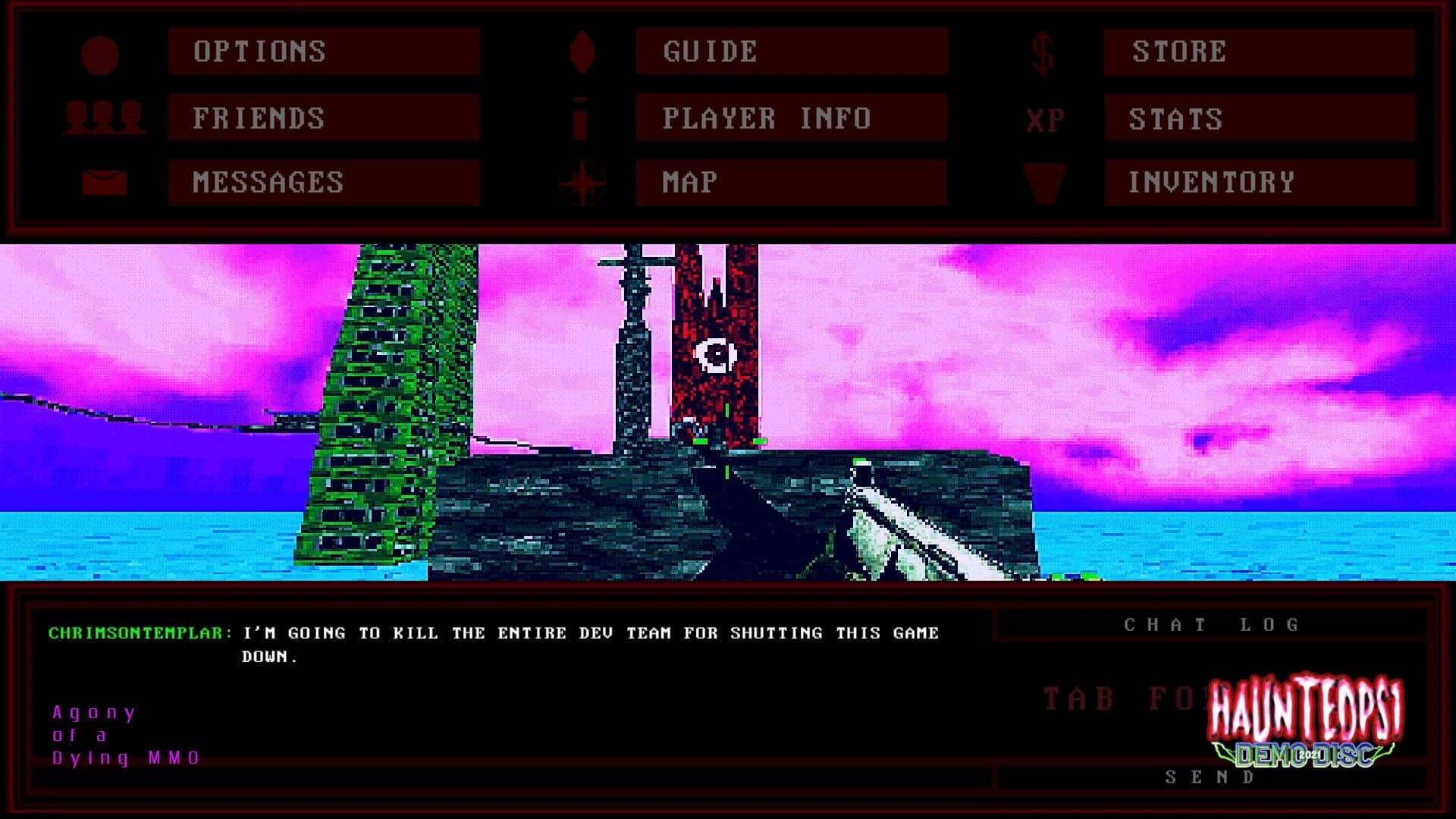 Haunted PS1 Demo Disc 2021 screenshot 3