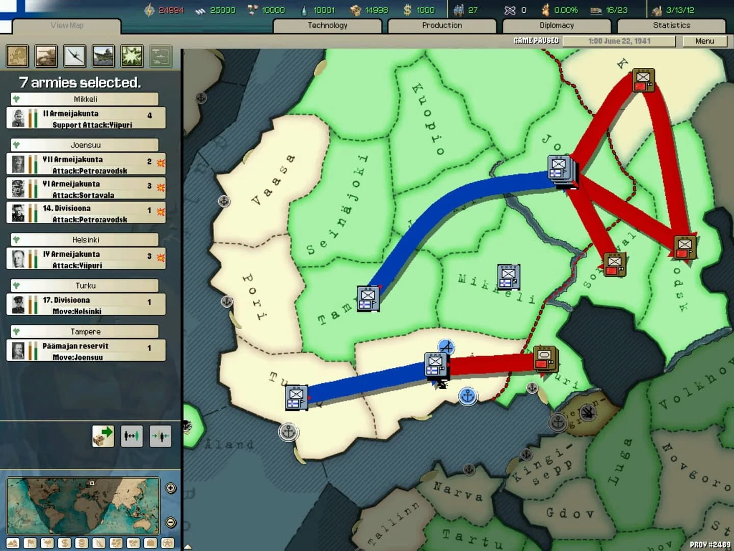 Hearts of Iron II screenshot 2