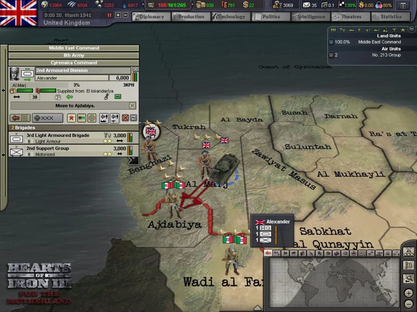 Hearts of Iron III: For the Motherland screenshot 3