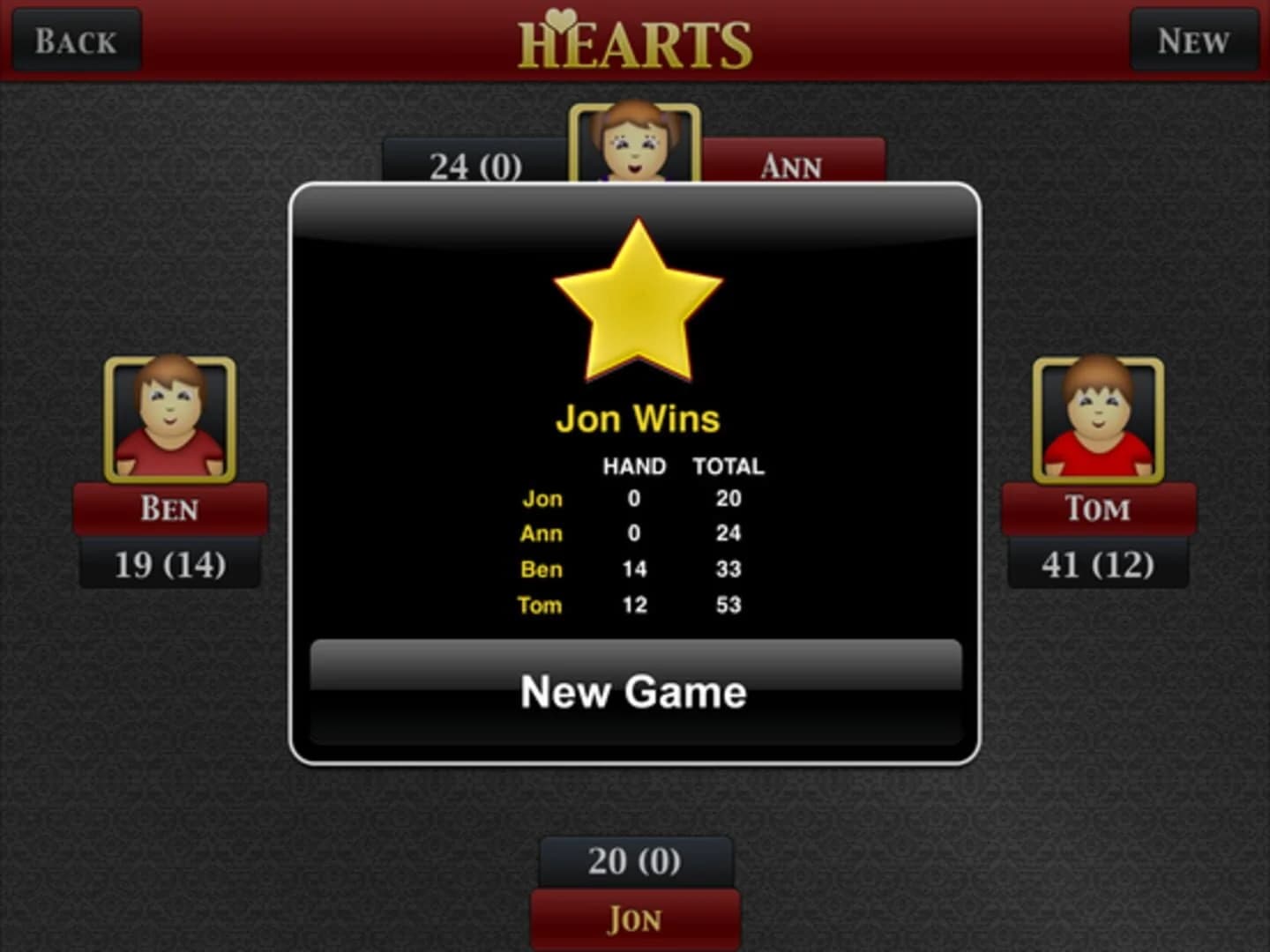Hearts Premium HD screenshot 5