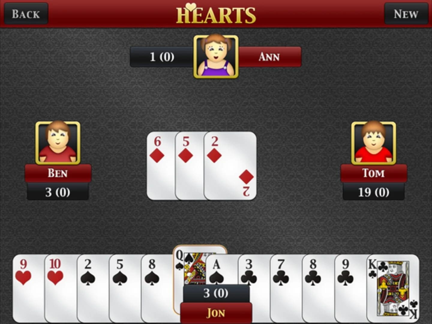 Hearts Premium HD screenshot 1