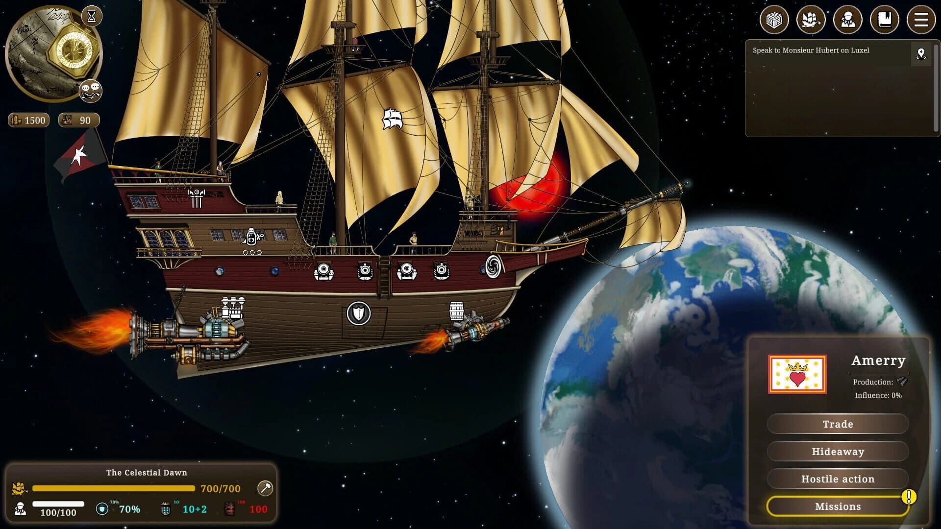 Heliostar: Space Galleon screenshot 2