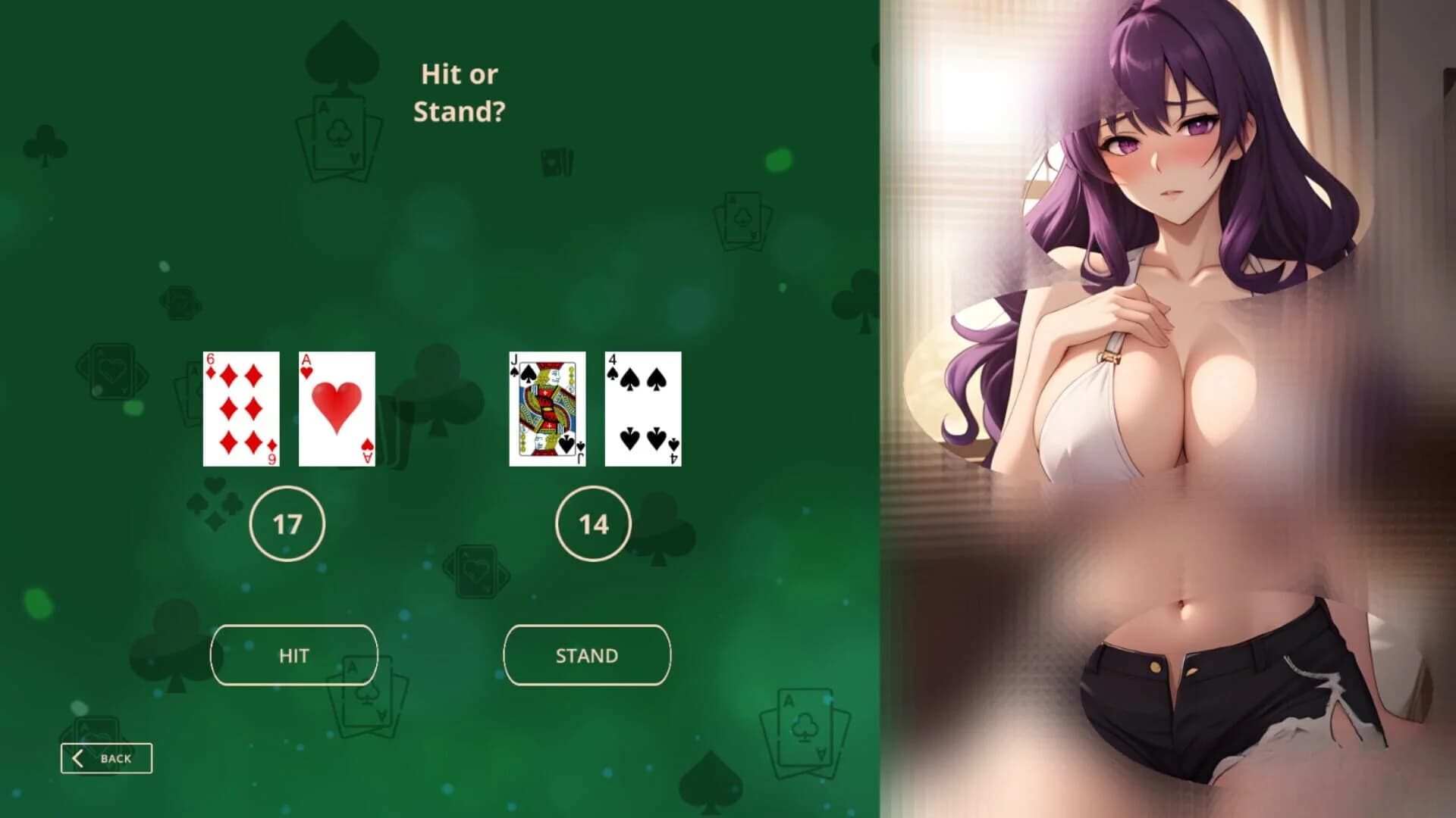Hentai Blackjack screenshot 1