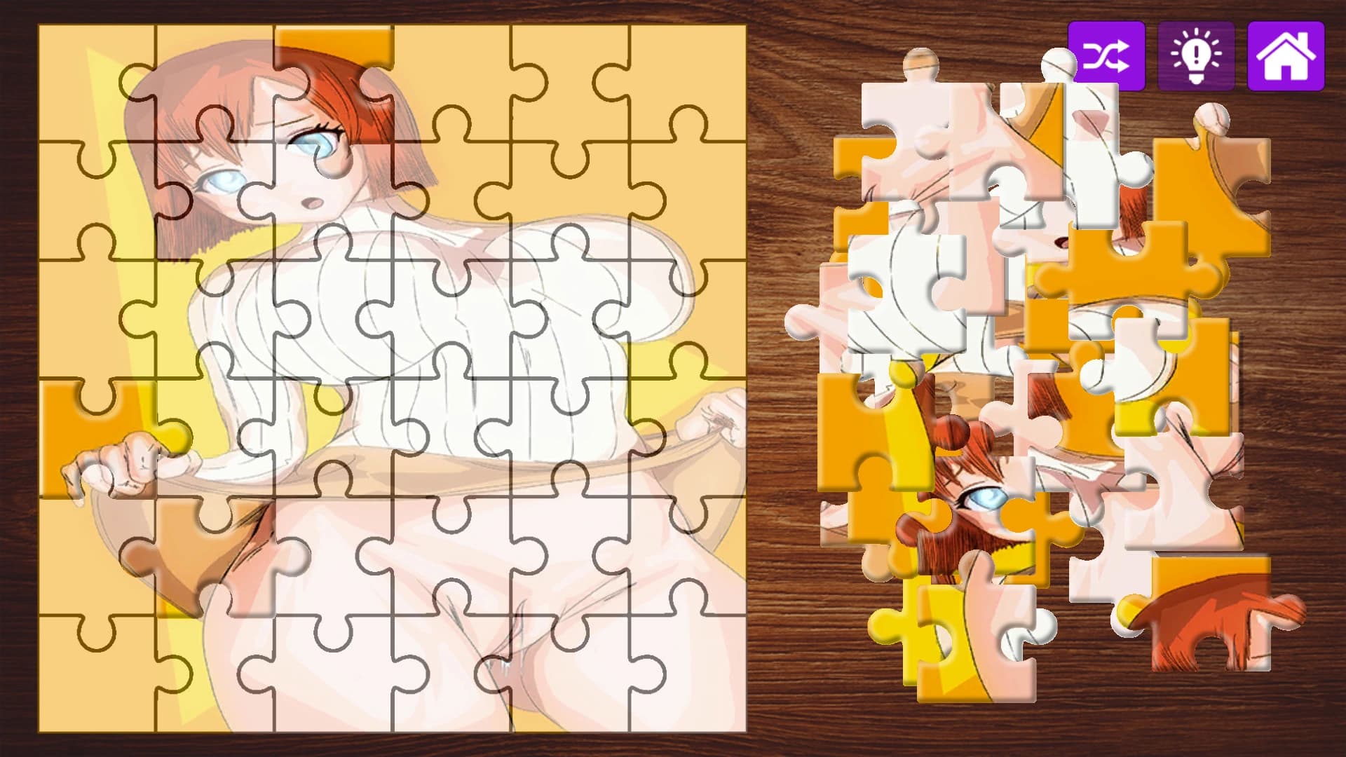 Hentai Jigsaw Puzzle Collection: Autumn screenshot 1
