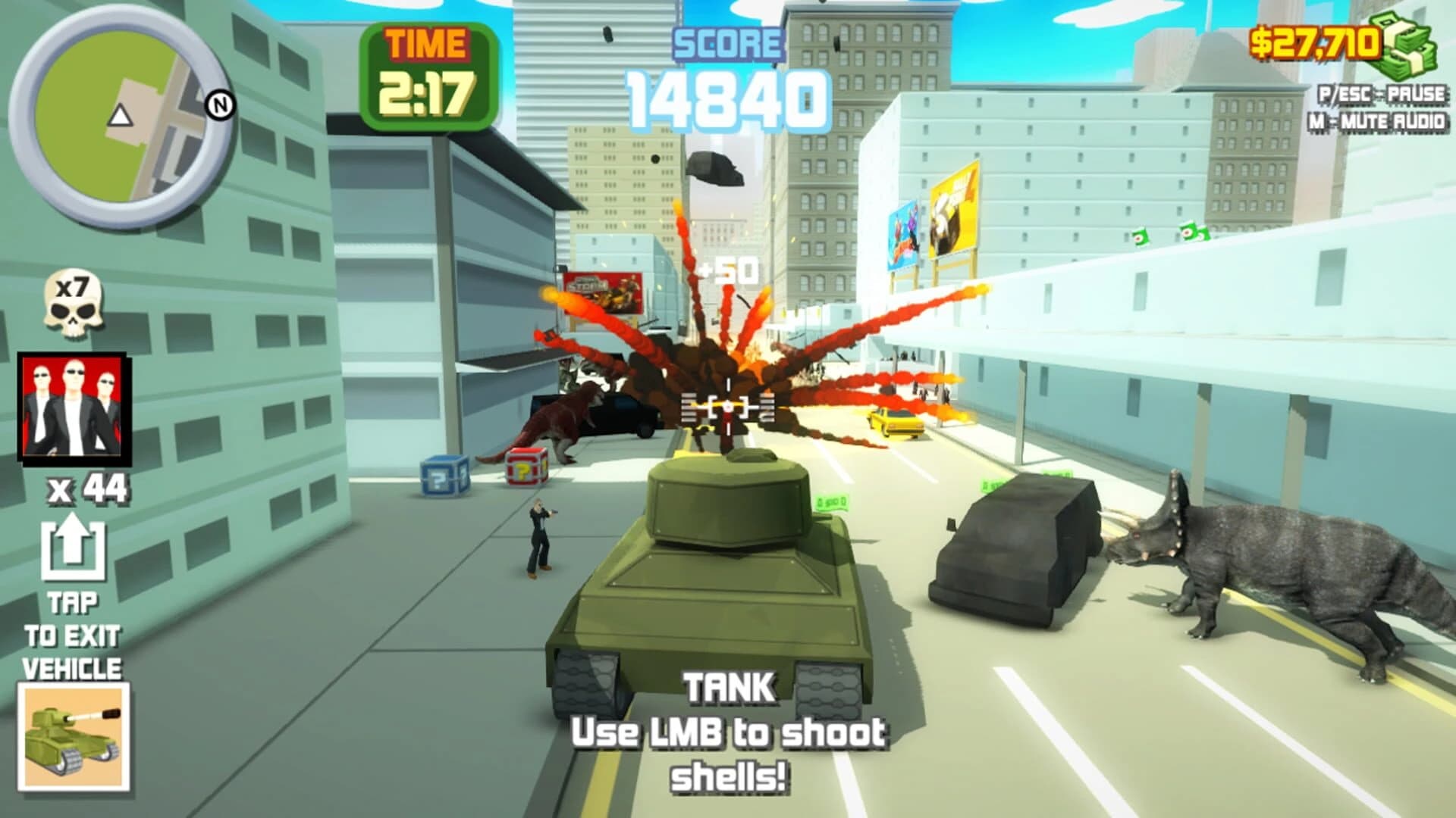 Hero Hunters: Jurassic Shooting Sniper screenshot 2