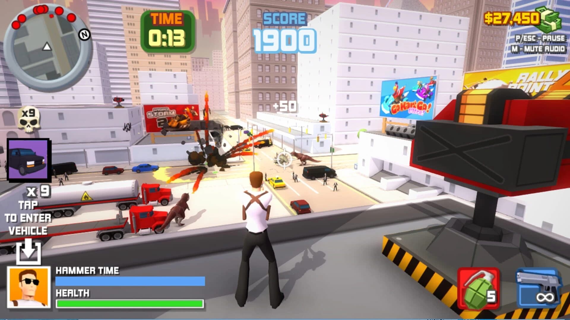Hero Hunters: Jurassic Shooting Sniper screenshot 1