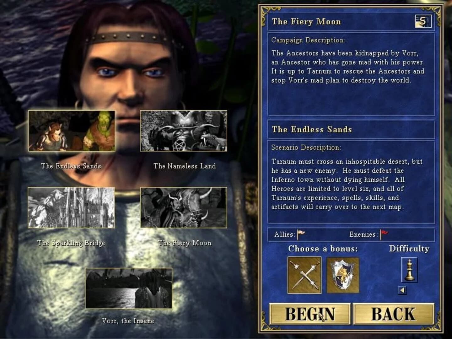 Heroes Chronicles: The Fiery Moon screenshot 1